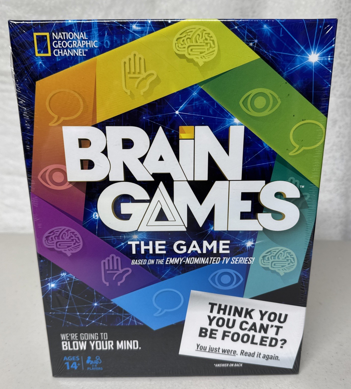 Brain Games Board Game National Geographic Channel Factory Sealed New