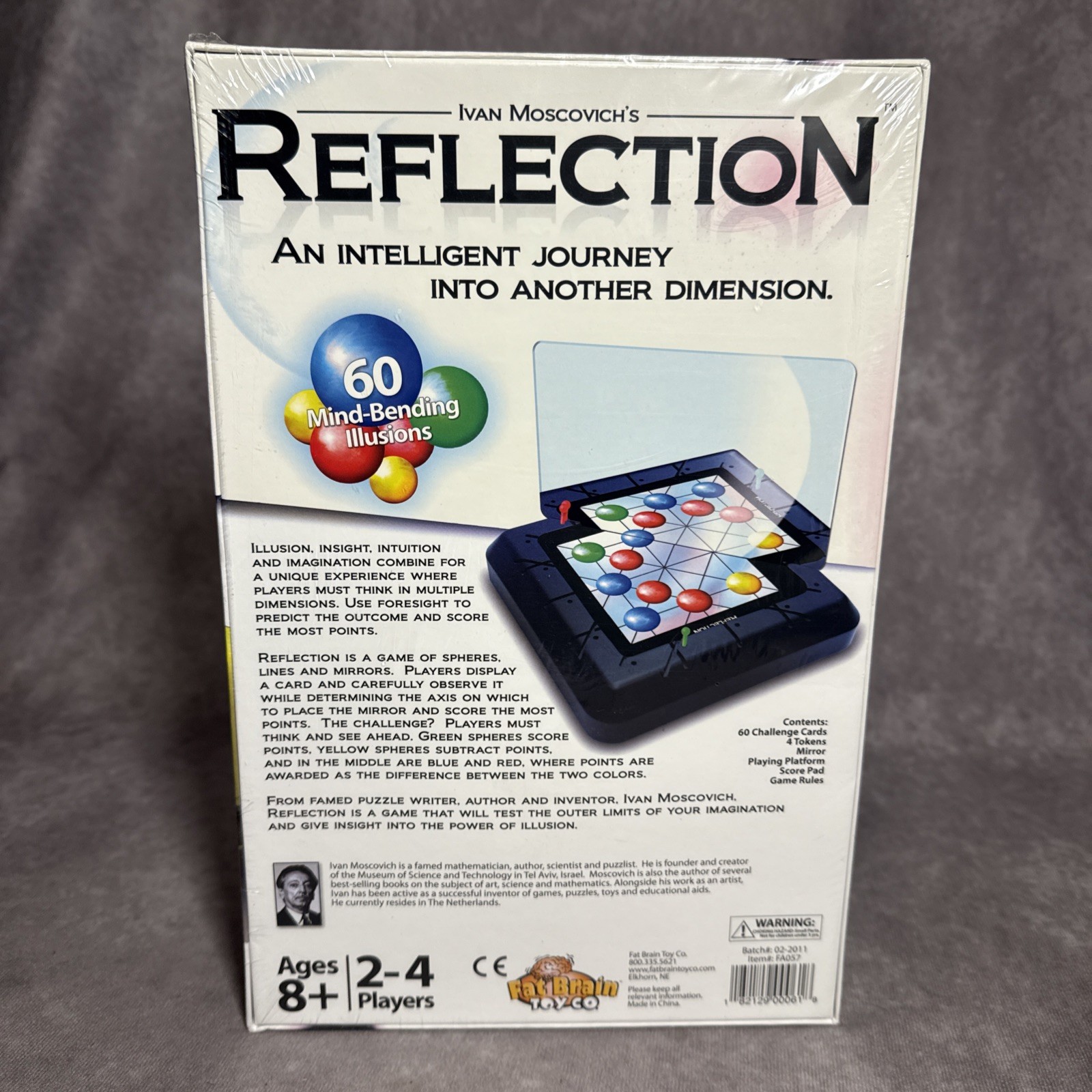 Fat Brain Reflections Brain Teaser Puzzle Game Mirror Logic Challenge