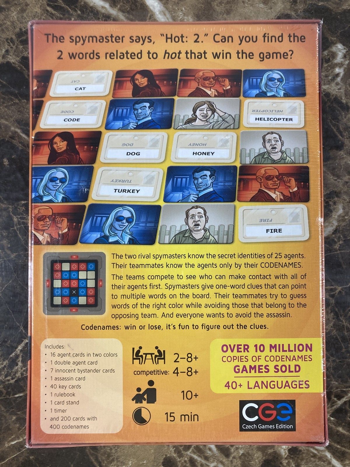 Codenames Board Game by Vlaada Chvátil – Czech Games Edition NEW SEALED