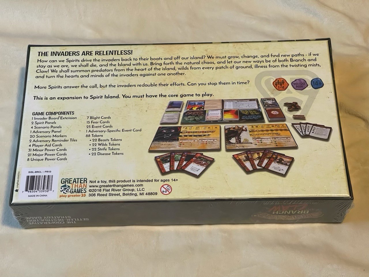 Spirit Island Branch & Claw Expansion Board Game Greater Than Games