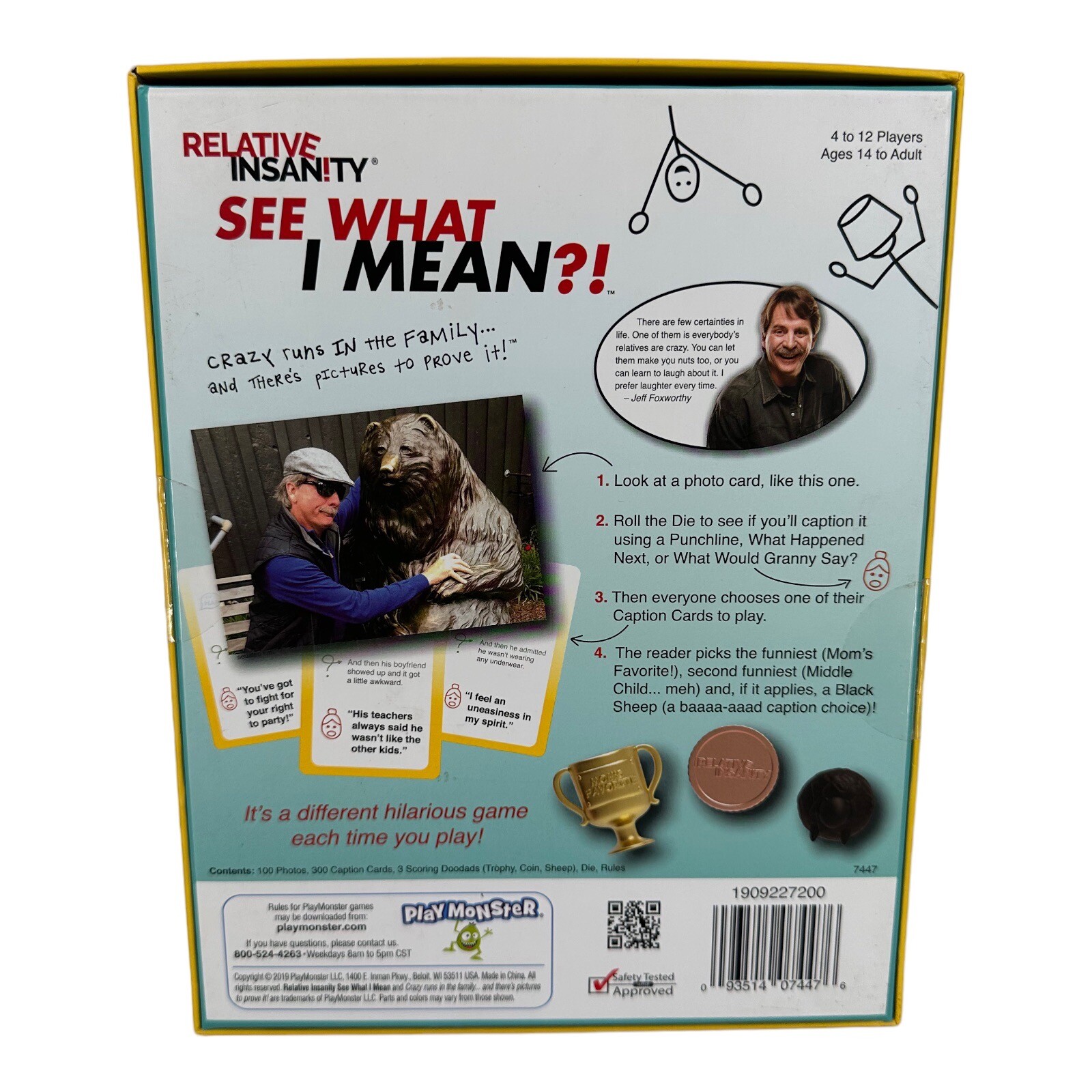 Jeff Foxworthy Relative Insanity See What I Mean?! Party Game New Sealed