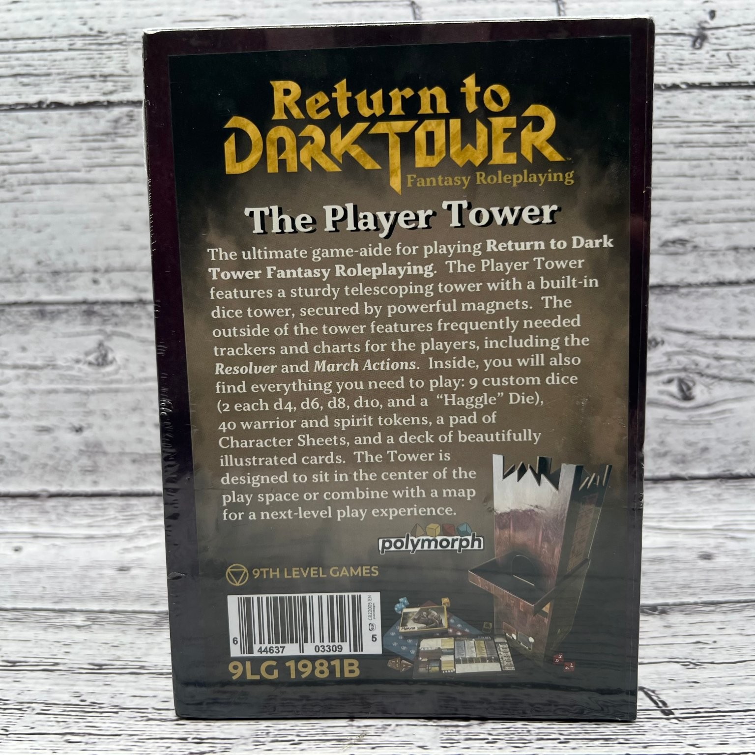 Return to Dark Tower 9th Level Games Player Tower Board Game Accessory