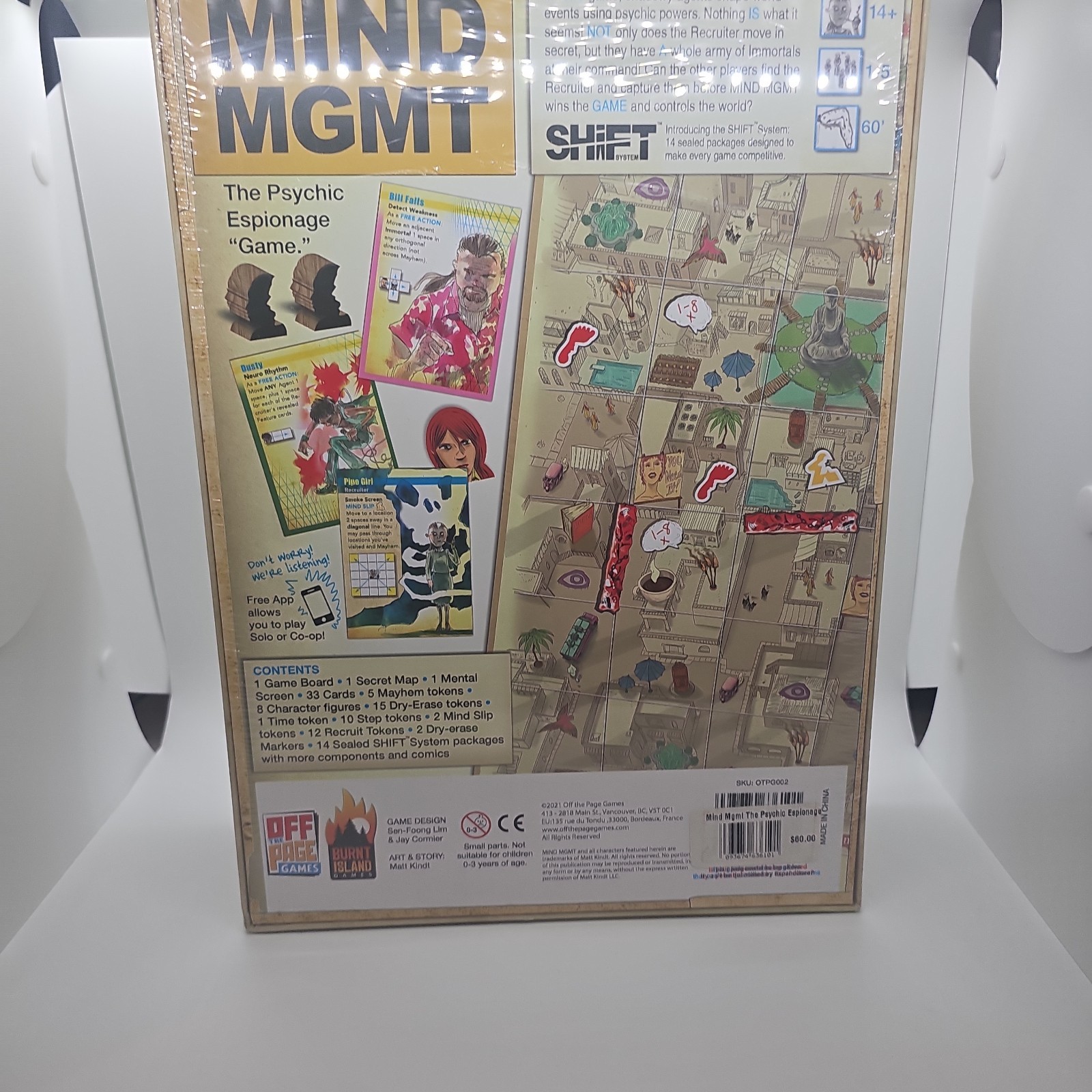 Mind MGMT The Psychic Espionage Board Game New Factory Sealed