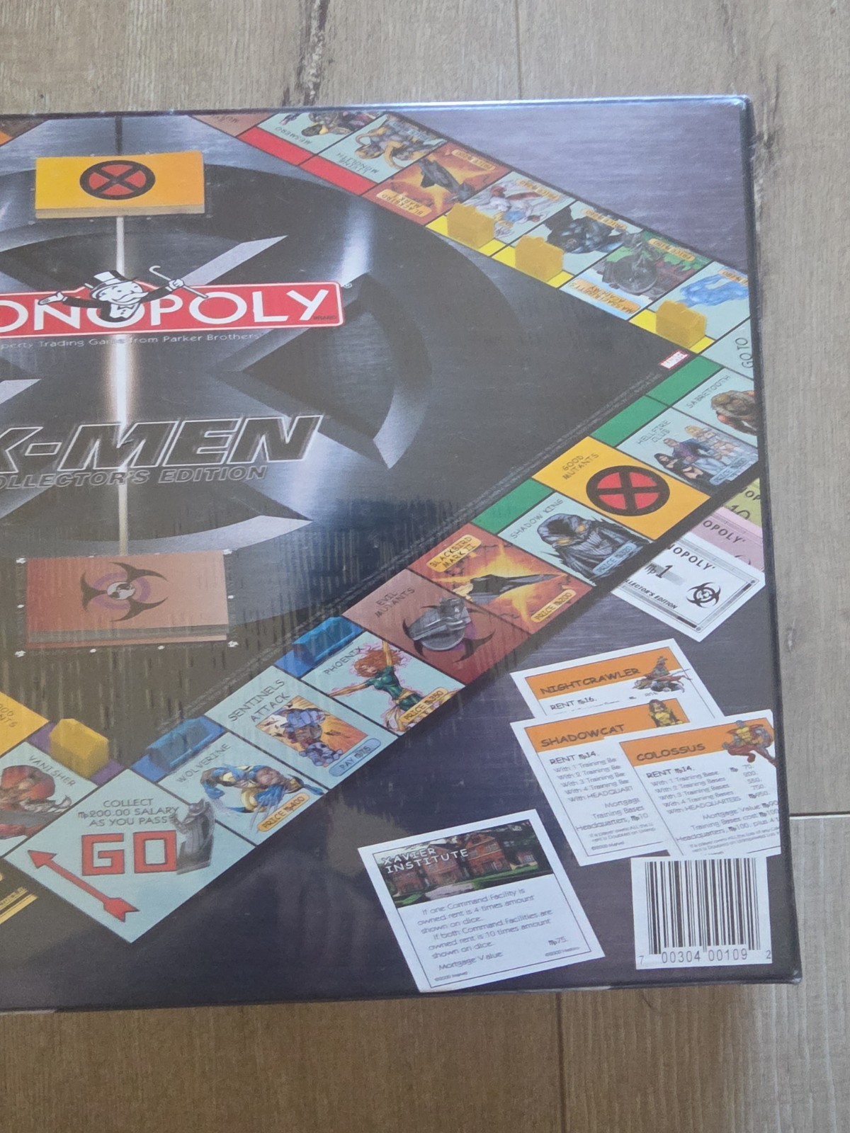 Vintage Monopoly X-Men Collector’s Edition Board Game 2000 Hasbro New Sealed