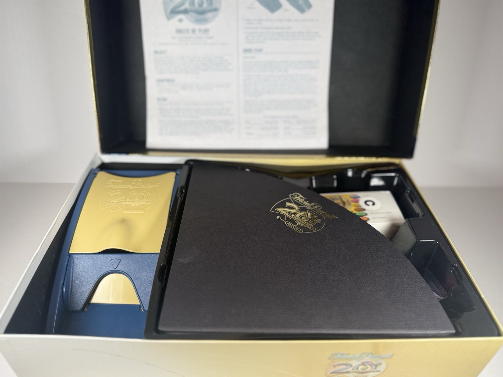 Trivial Pursuit 20th Anniversary Edition Board Game Complete