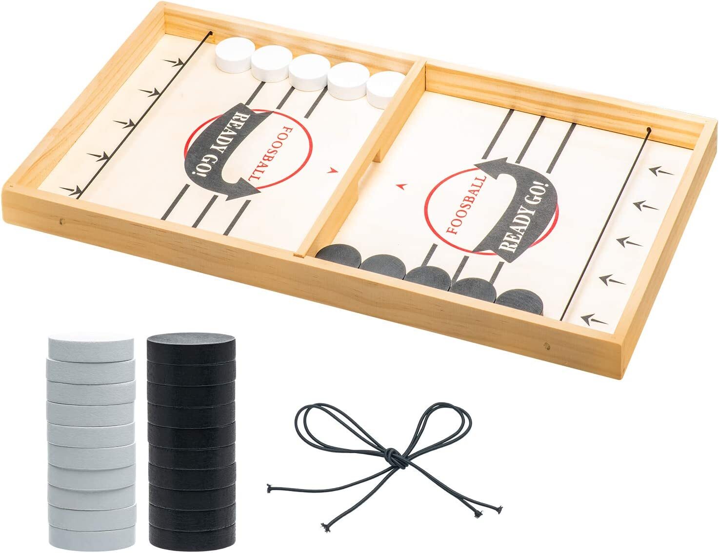 Big Size Desktop Winner PK Board Game Fast Sling Puck Game Family Toy Child Gift