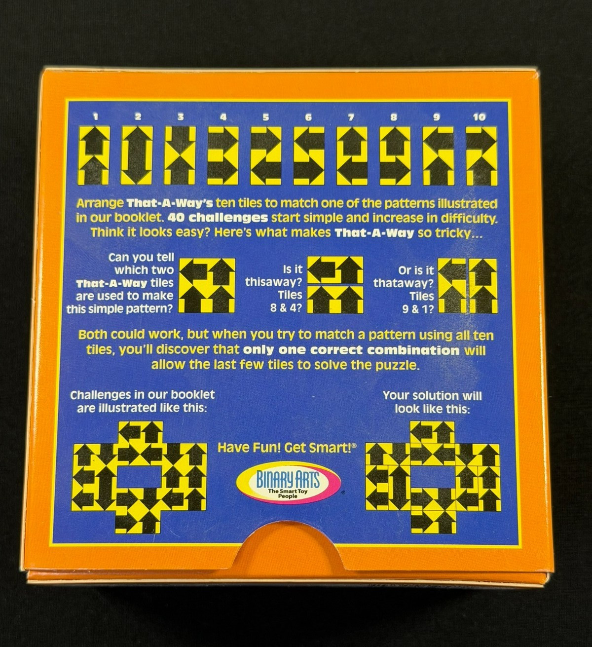 That-A-Way Puzzle Game Binary Arts Pattern Matching Arrow Complete