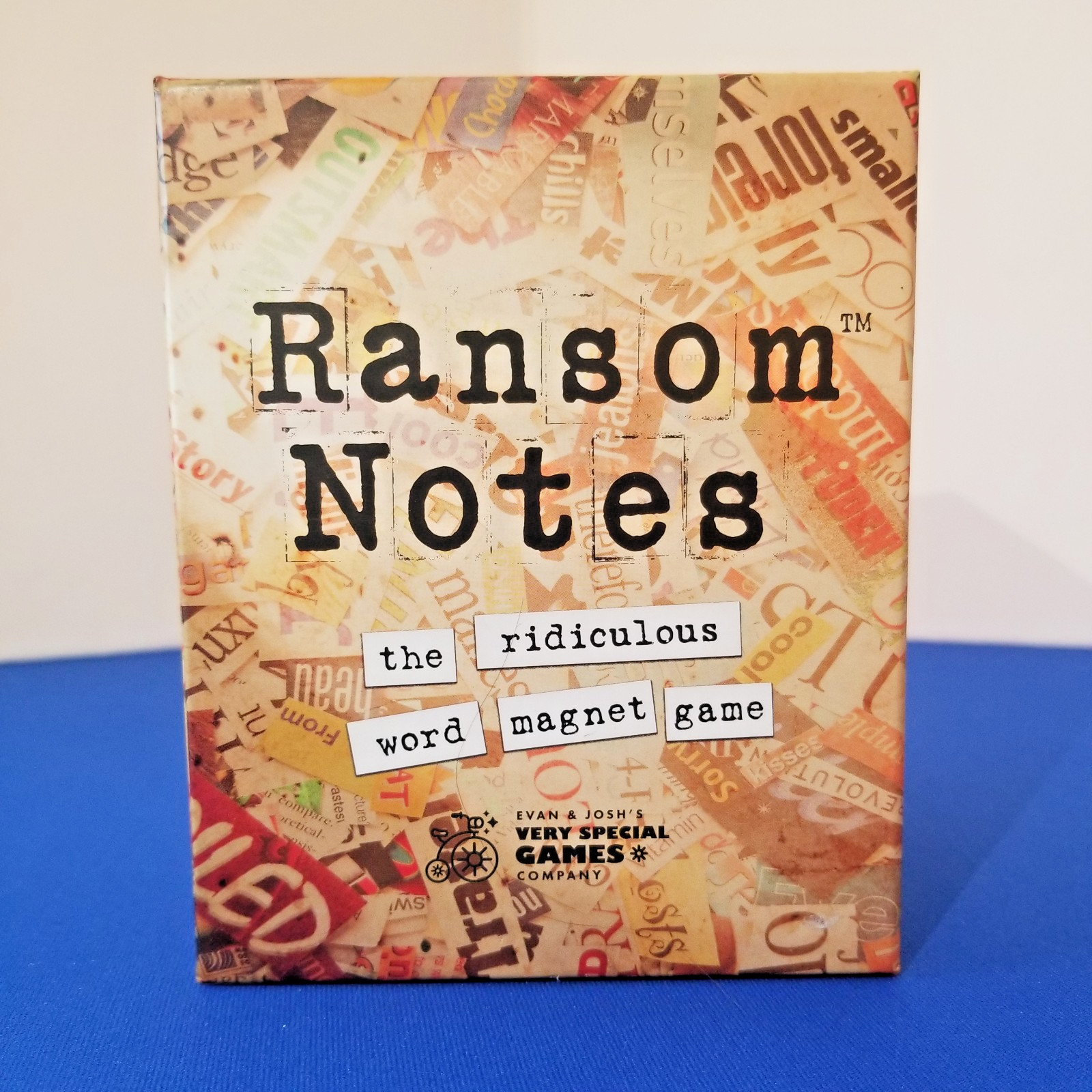 Ransom Notes Game Complete Charty Party 2023 Word Magnets Complete
