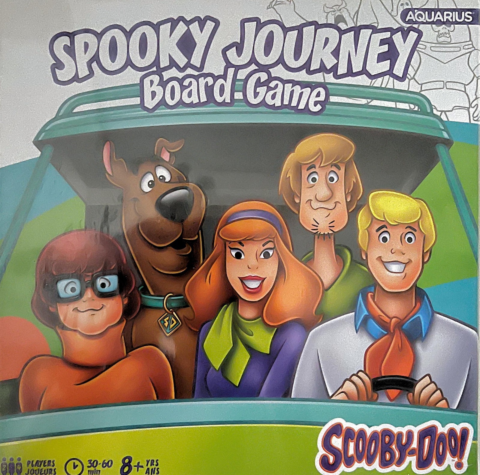 Scooby- Doo! Spooky Journey Board Game- Ages 8+ AQUARIUS – New in Sealed Box