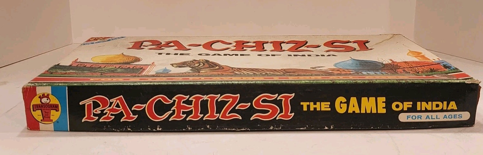 Vintage ” PA-CHIZ-SI” Board Game The Game of India Transogram Family Game