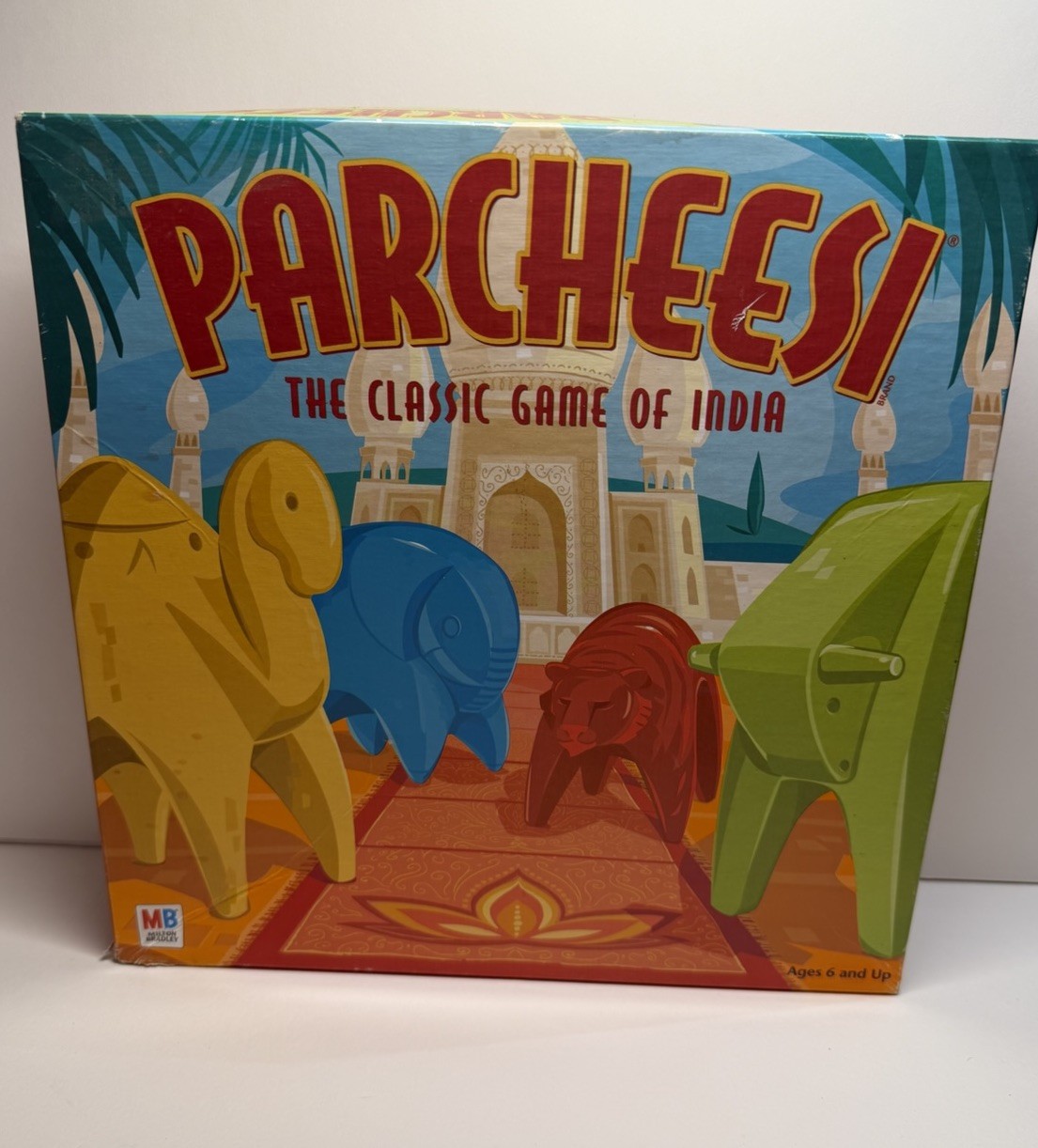 Parcheesi The Classic Game of India MB Hasbro 2001 – Rare – Complete