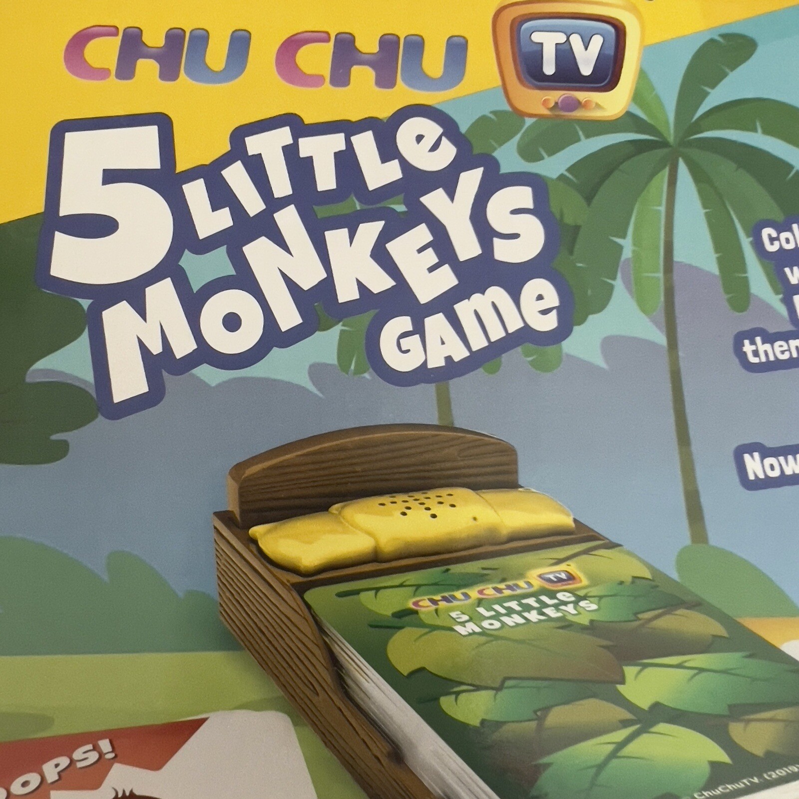 Spin Master Cardinal Chu Chu TV 5 Little Monkeys Game Jumping On The Bed Musical
