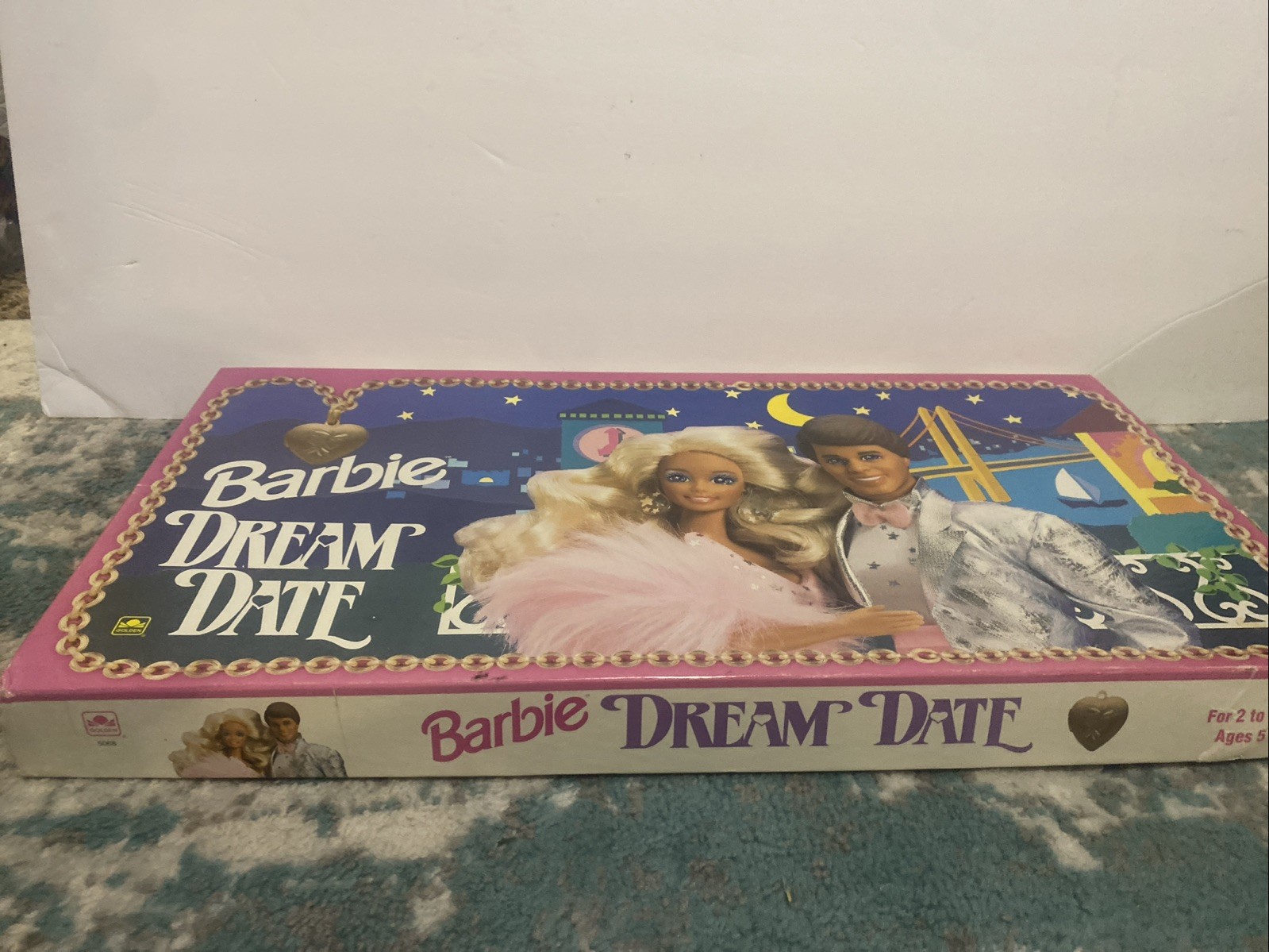 VINTAGE BOXED BARBIE DREAM DATE BOARD GAME 1992 GOLDEN MATTEL Has All Pieces