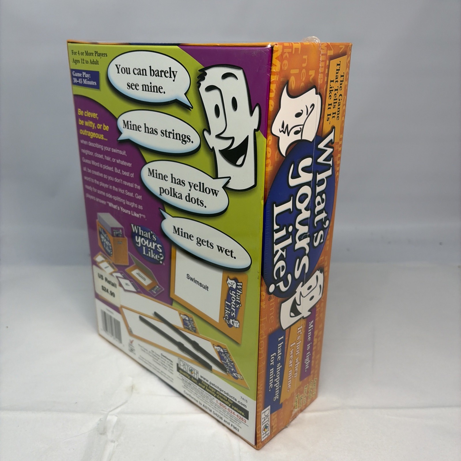 WHAT`S YOURS LIKE? THE CLEVER WITTY OUTRAGEOUS GAME NEW SEALED In Original Wrap