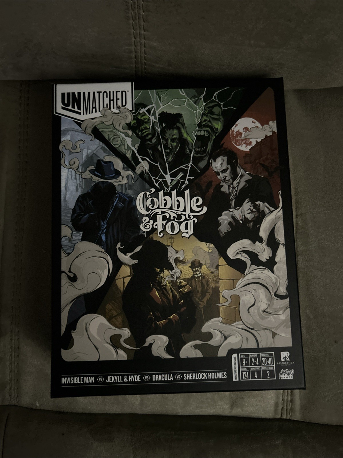 Unmatched Cobble & Fog Restoration Games Box Only
