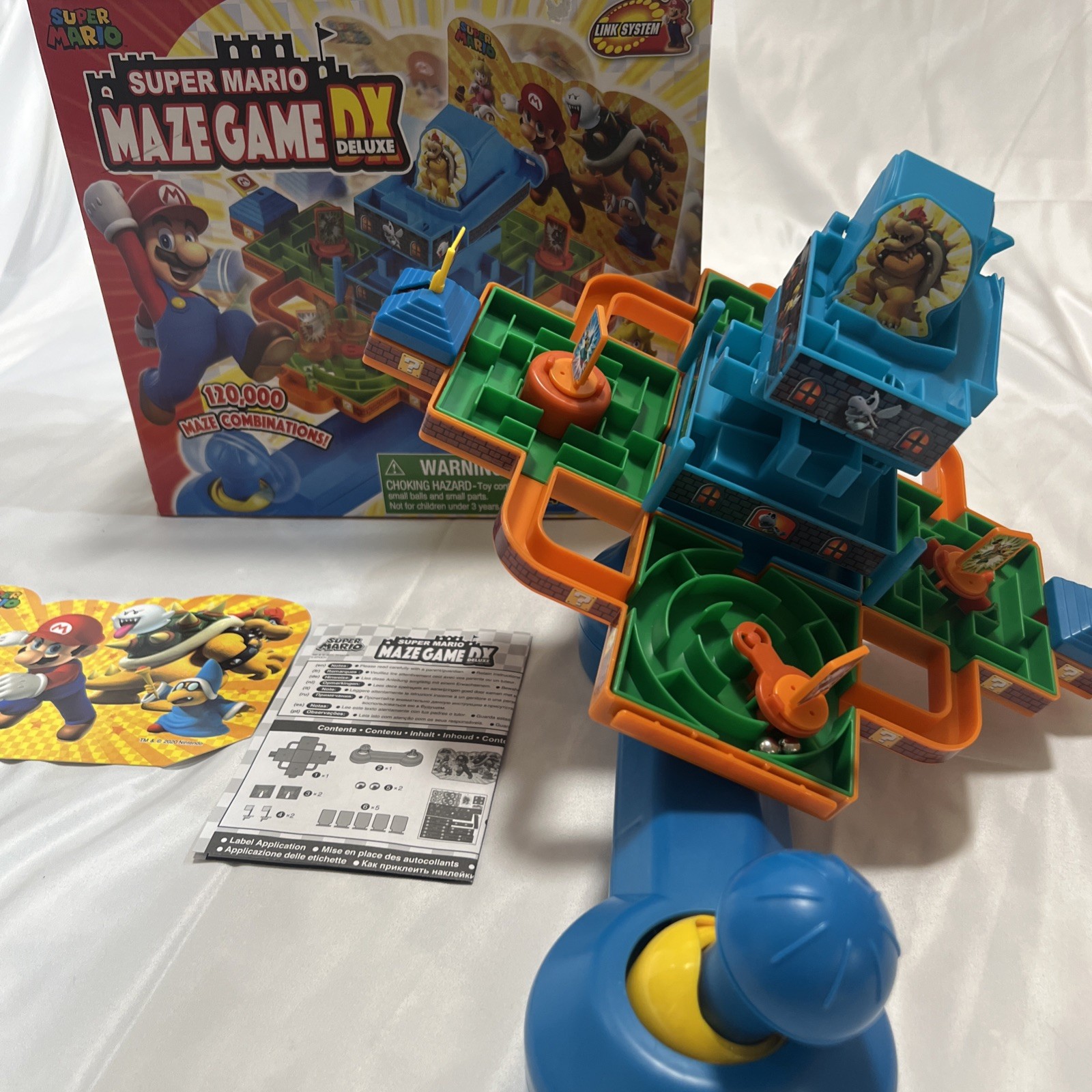 Epoch Games Super Mario Adventure DX Tabletop Skill and Action Game.