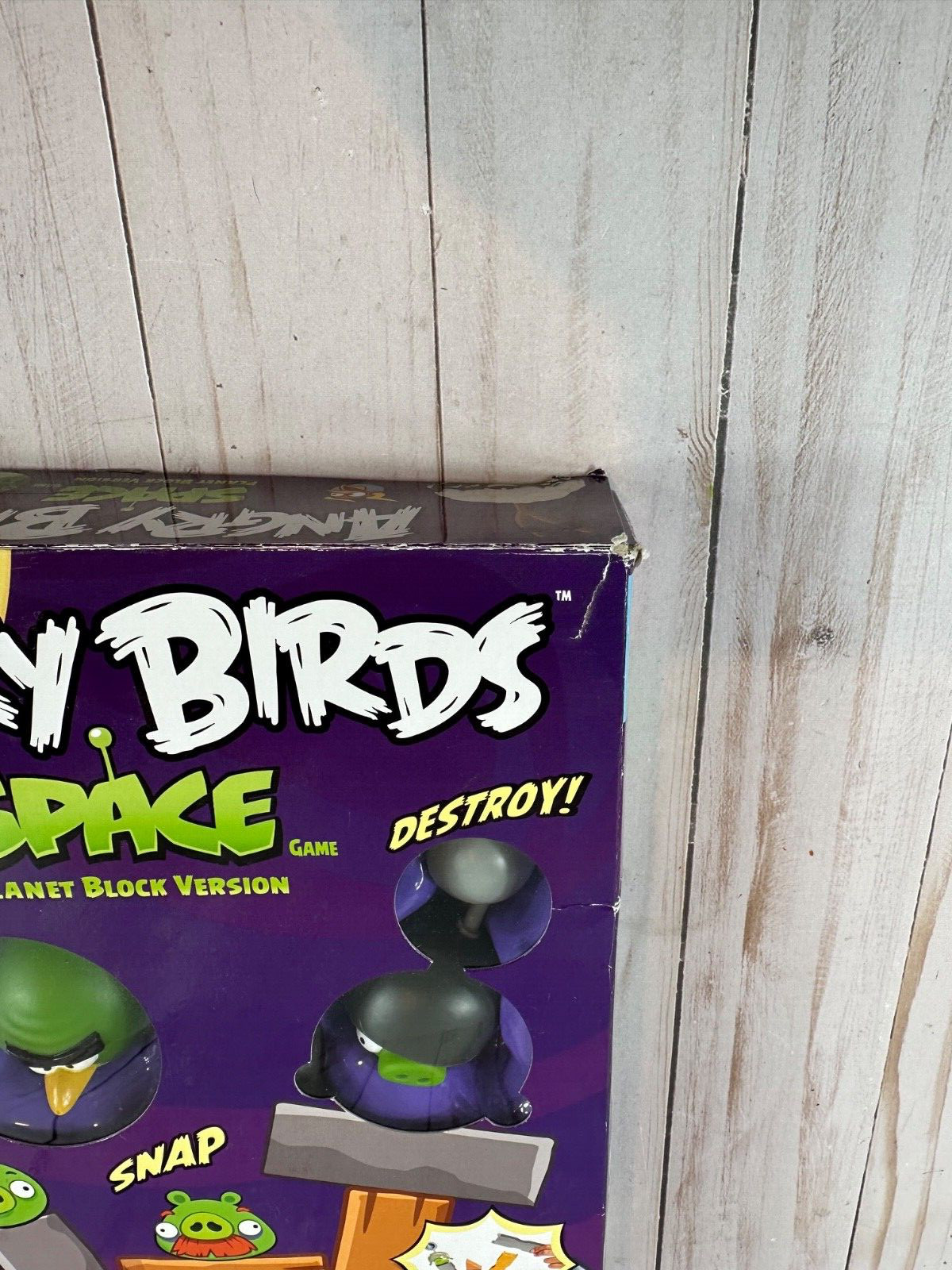 Rare! Angry Birds Space Planet Block Version Game, Mattel, 2012, Complete Set!