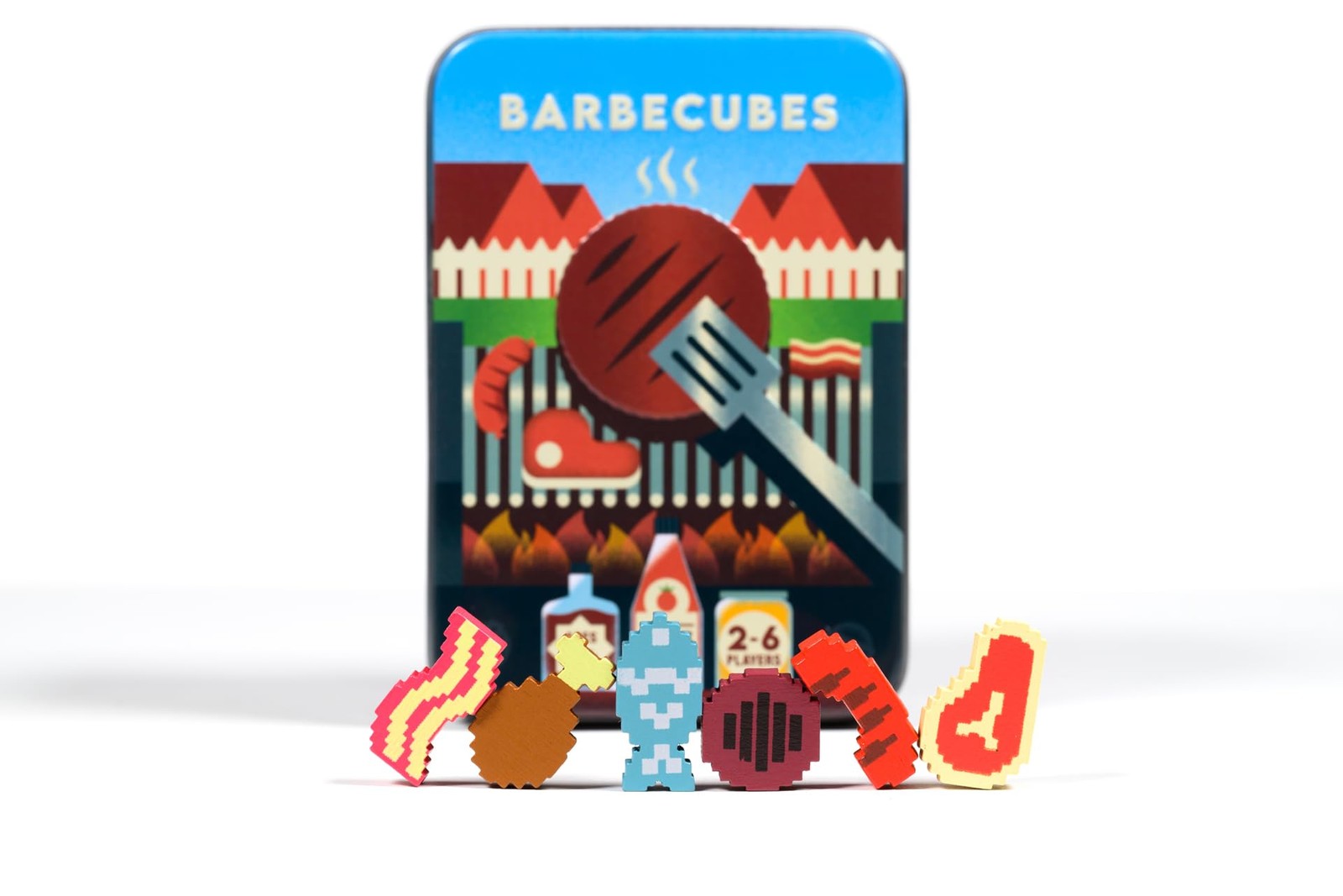 Barbecubes By Alley Cat Games For Ages 6 And Up 2 To 6 Players Fast-Paced Bbq