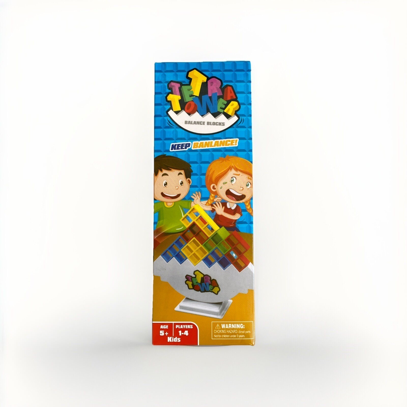 HOMELAM 48 PCS Tetra Tower Stacking Game – Educational Balance Toy for Kids
