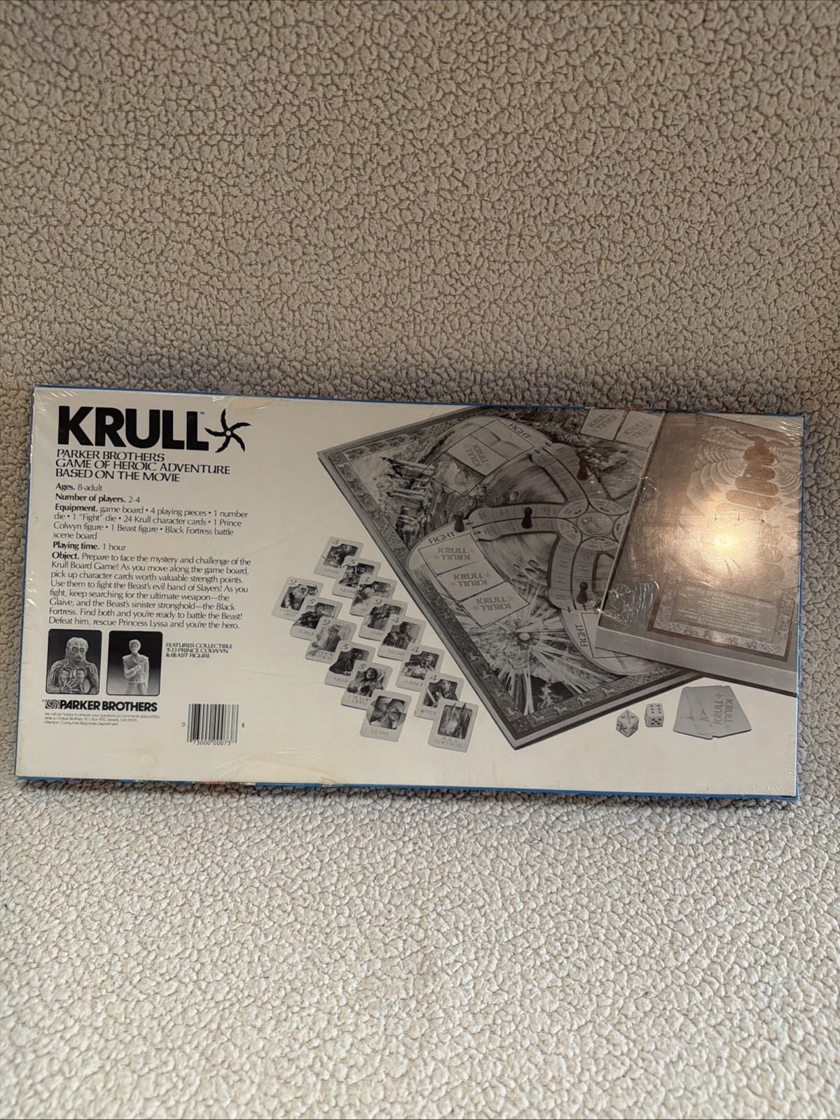 1983 Parker Brothers KRULL Board Game Factory Sealed Movie Tie-In Rare NOS VTG