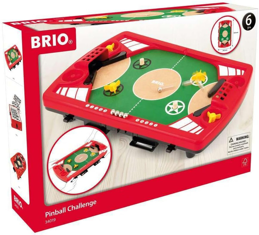 BRIO Games 34019 – Pinball Challenge