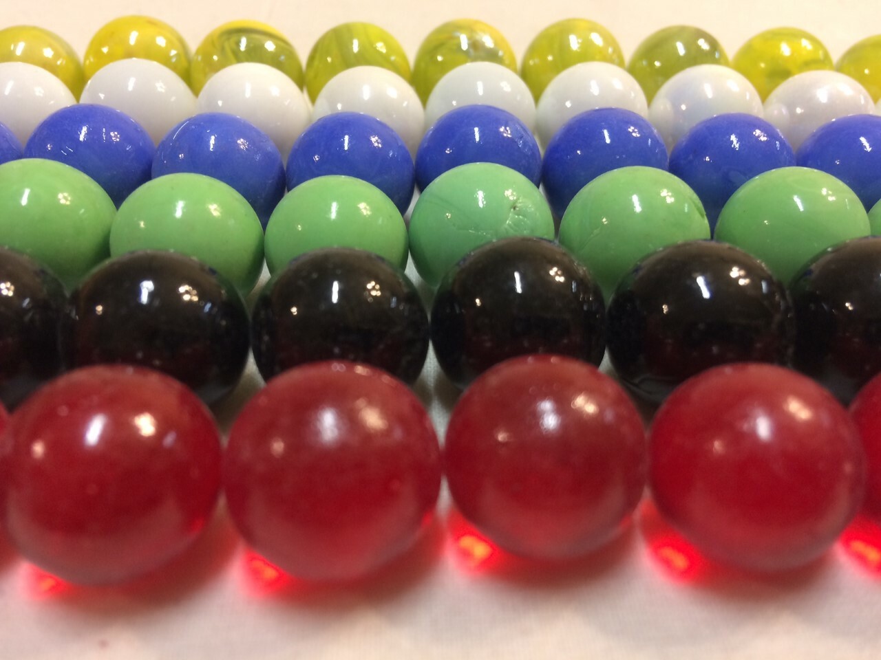 Glass Marbles 60 Opaque Solid 16mm 5/8″ Replacement Board Games Chinese Checkers