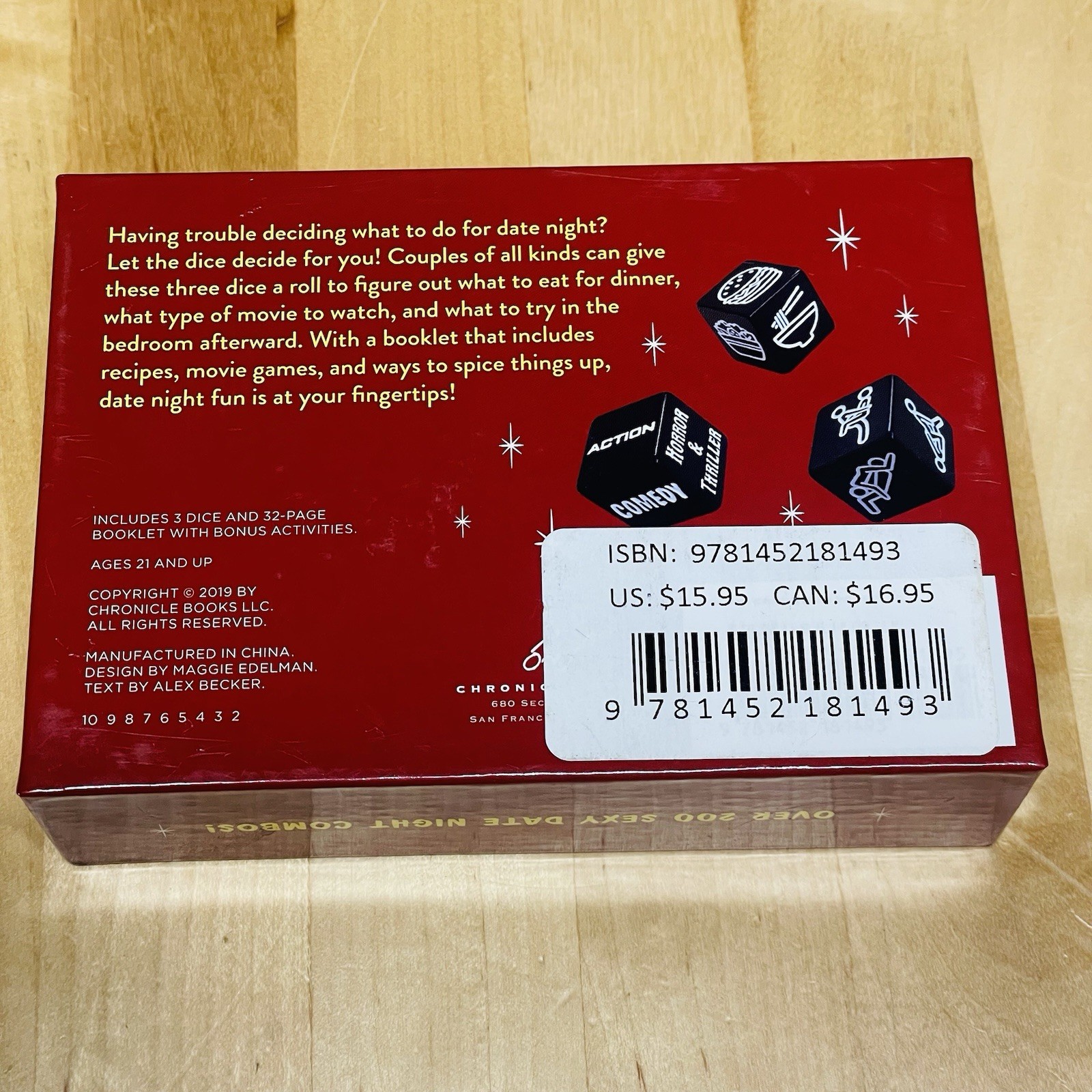 Date Night Dice 18+ Adult Couples Romantic Sex Positions Game Urban Outfitters