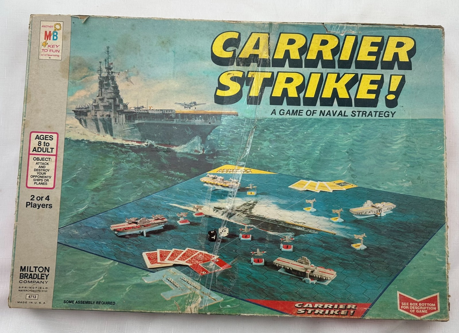1977 Carrier Strike Game Milton Bradley Complete in Great Condition FREE SHIP