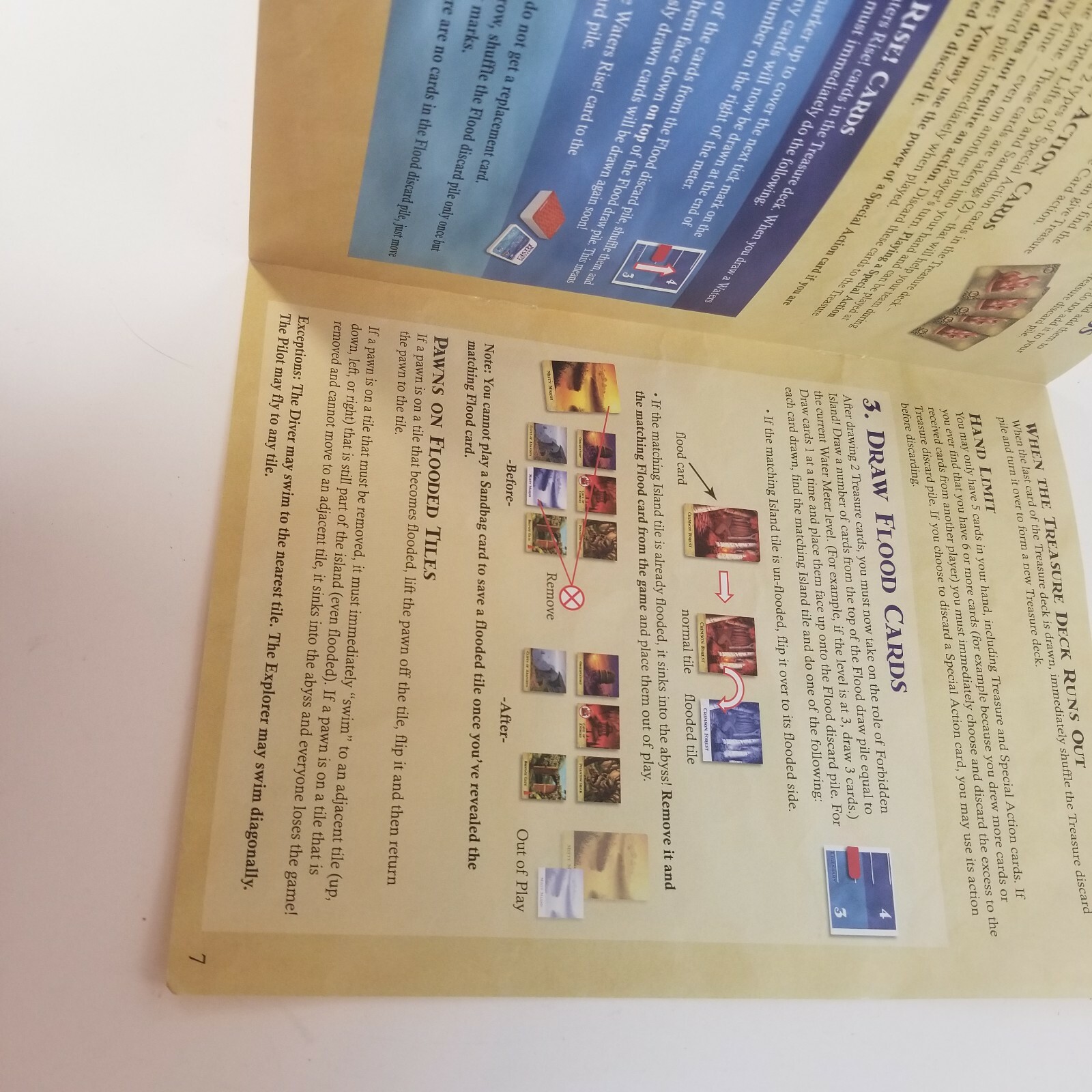 Forbidden Island Instruction Manual Board Game Part Only Gamewright