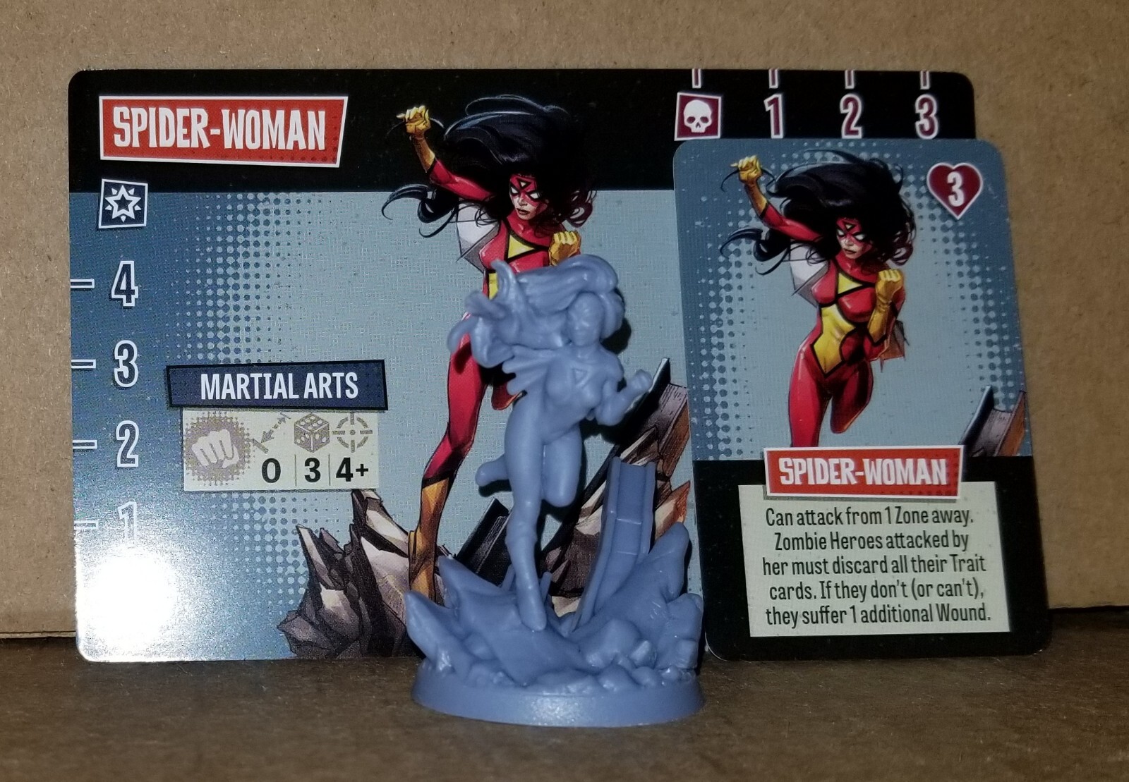 Zombicide Marvel Zombies SPIDER-WOMAN Super Hero Kickstarter Exclusive Promo