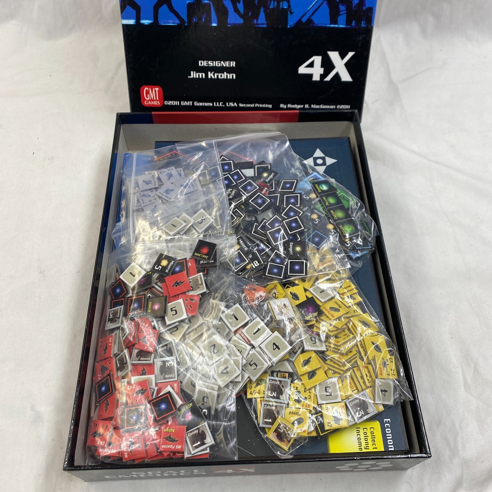 Space Empires 4X Board Game GMT Games 2011 2nd Printing EX/EX