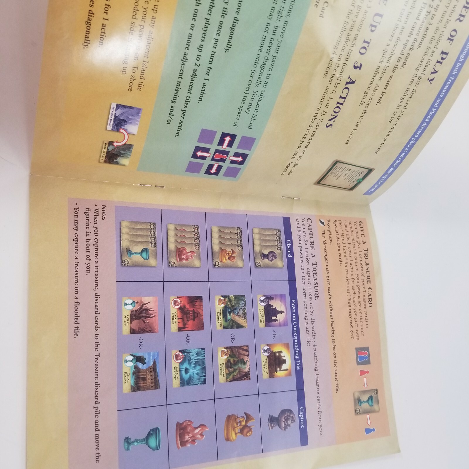 Forbidden Island Instruction Manual Board Game Part Only Gamewright