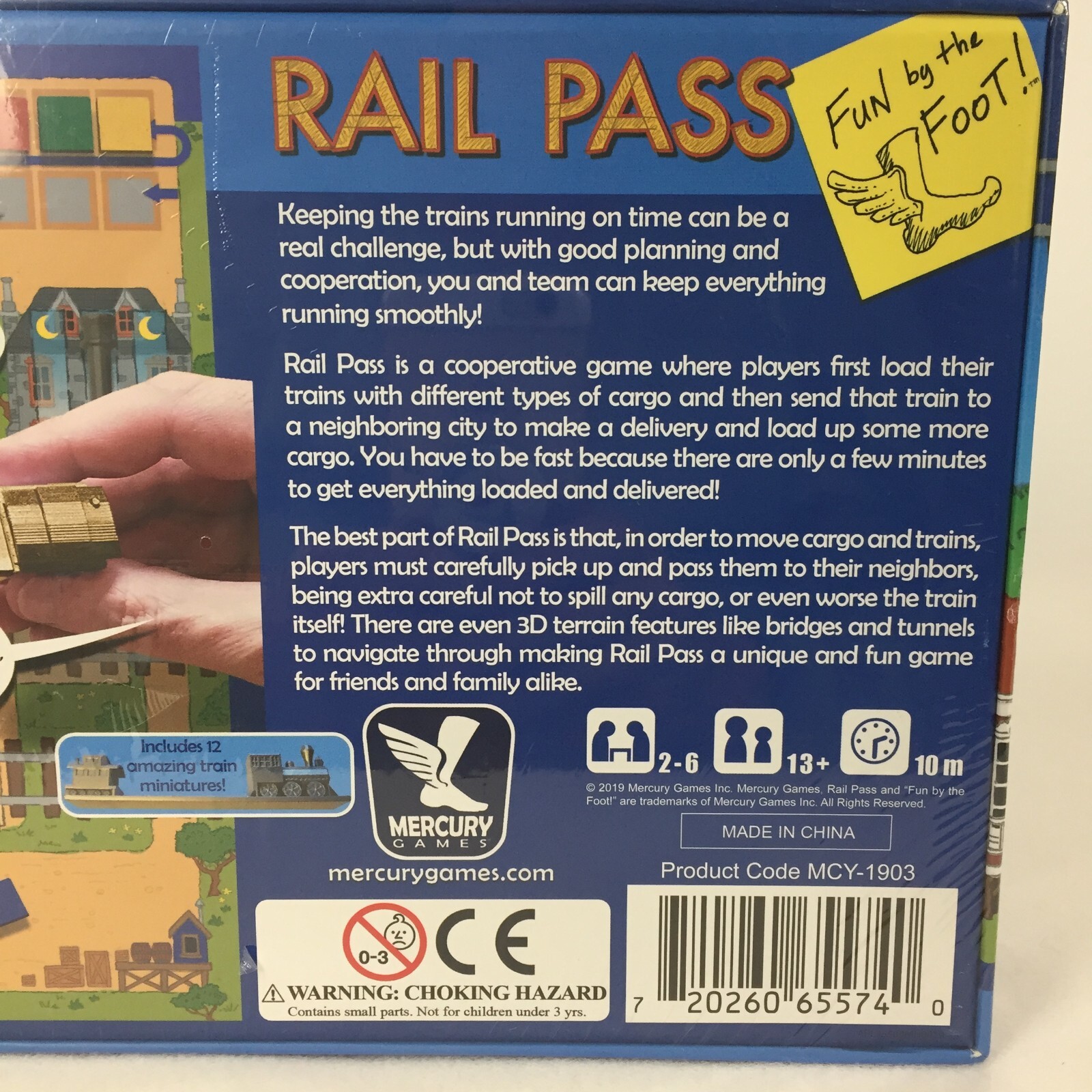 Rail Pass Game A Realtime Cooperative Cargo Delivery Mercury Games NEW Sealed