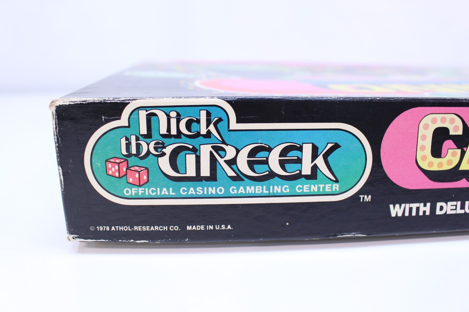 VTG 1978 Nick the Greek Casino 7 Games Horse Race, Roulette, Blackjack, Gambling