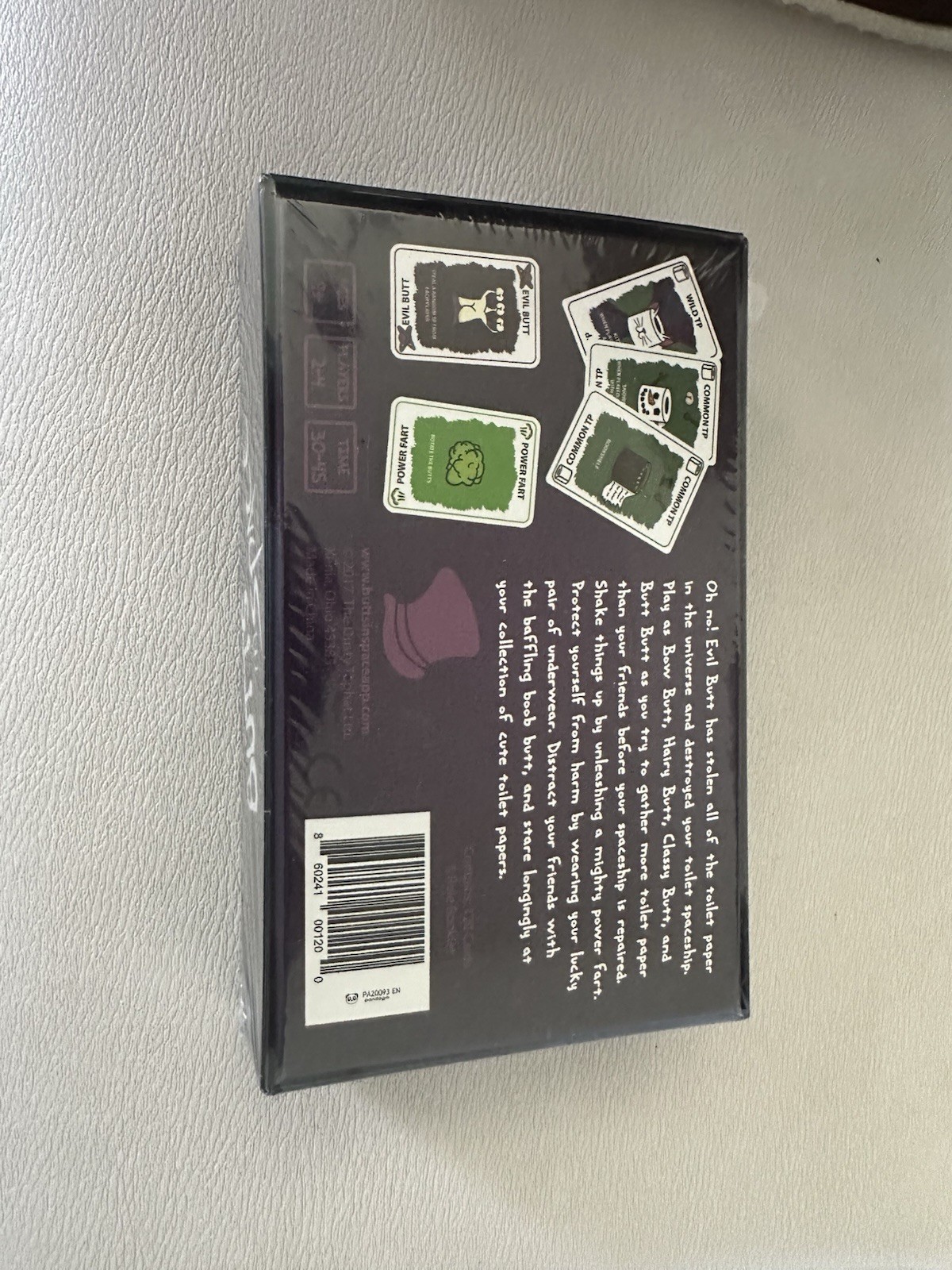 Butts In Space: The Card Game Complete 2-4 Players Ages 9+ Brand NEW Sealed