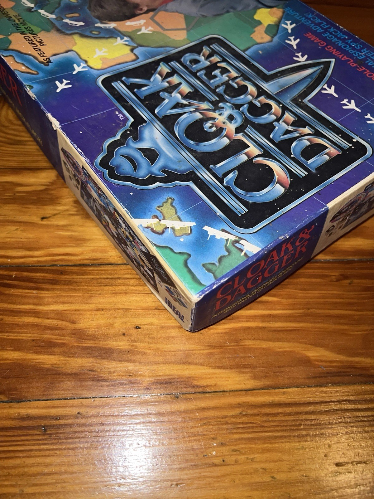 VINTAGE Cloak and Dagger Role Playing Board Game Ideal 1984 Wrapped Board Used