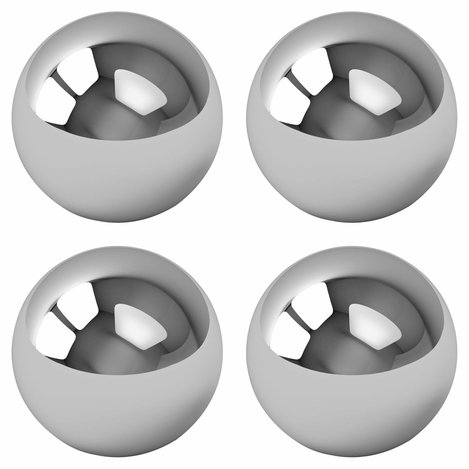 4 Pack Replacement Balls for Labyrinth Game 1/2 Inch Steel Maze Game Marbles New