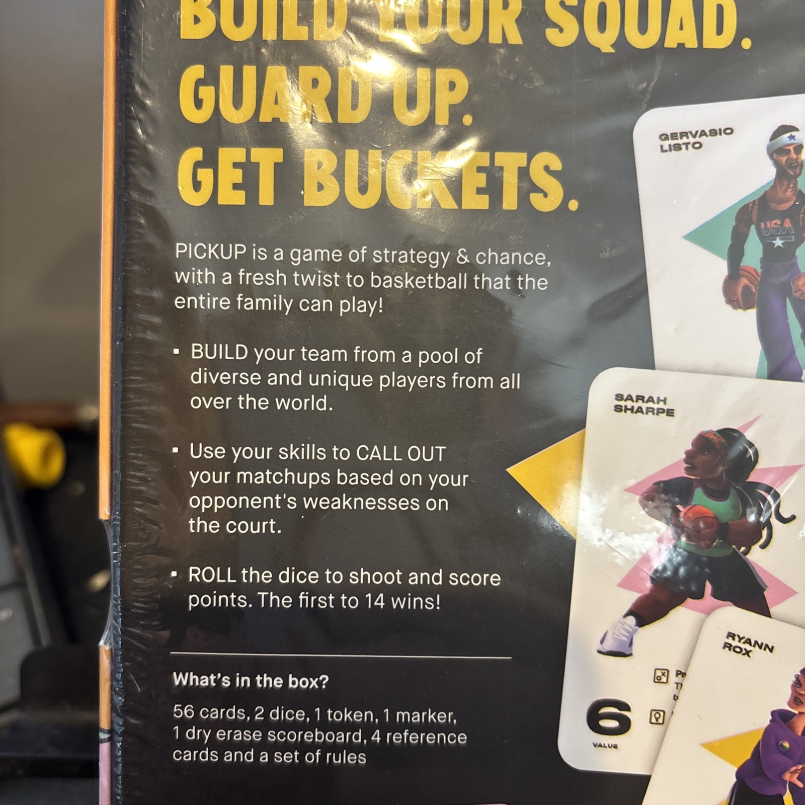 Gameflo Pickup Basketball Card Game Of Strategy Ages 8+ /2-6 Players New/Sealed