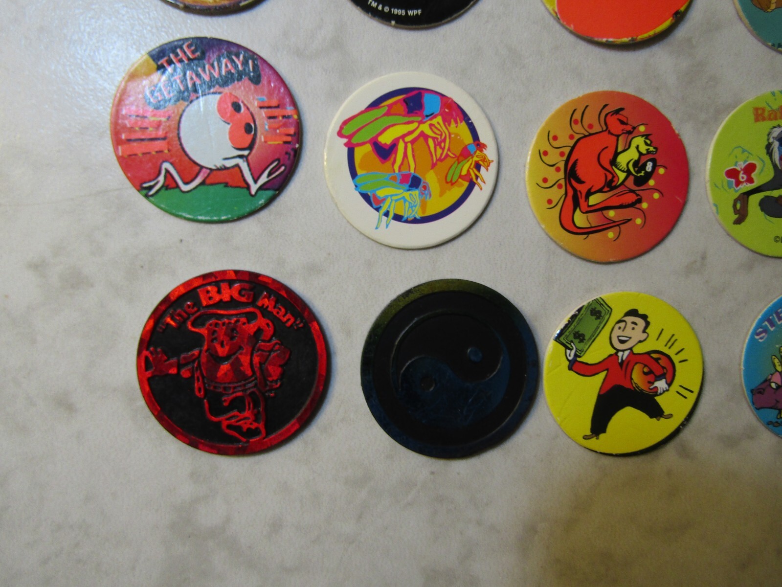 Pogs and Such Miscellaneous Lot of 22