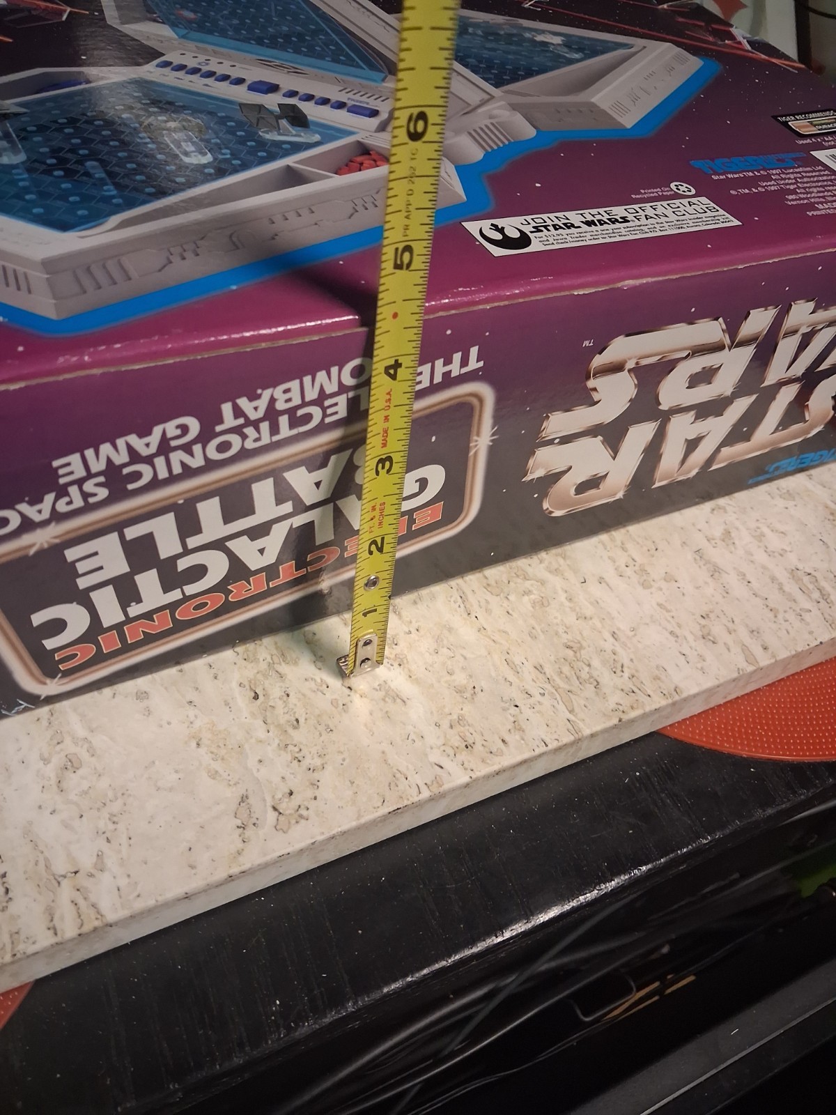 Vintage Rare 1997 Star Wars Galactic Battle Battleship Board Game Tiger WORKS