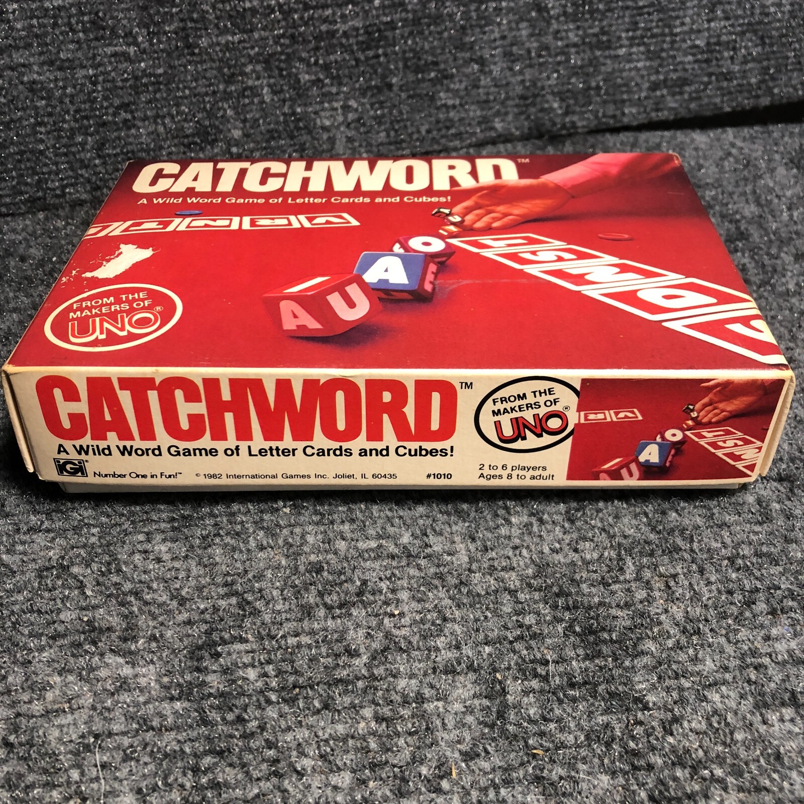 CATCHWORD From The Makers Of UNO Vintage 1982 Word Game #1010 Complete