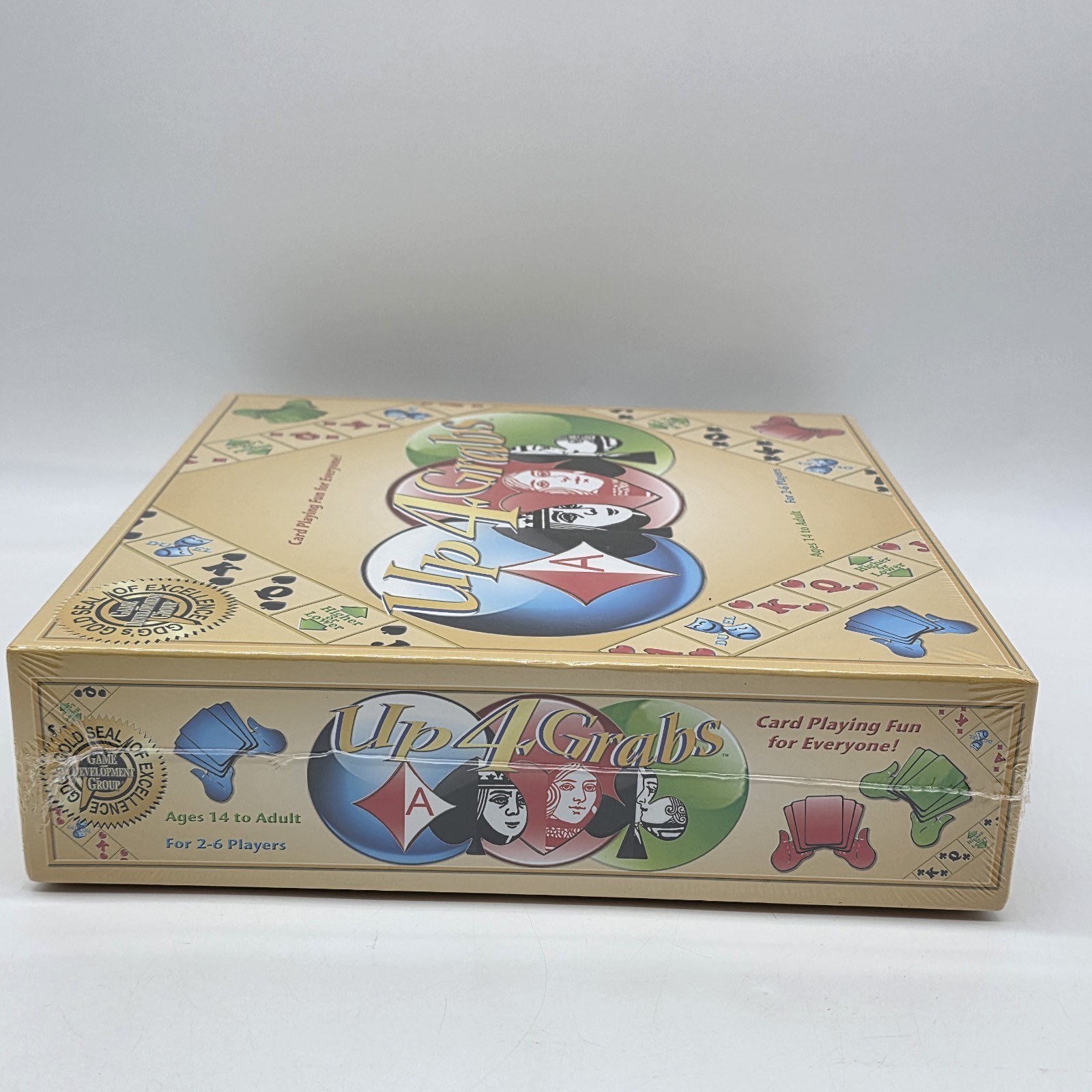 Up 4 Grabs Board Game GDG Games 2013 Card And Board Game Ages 14+ Sealed