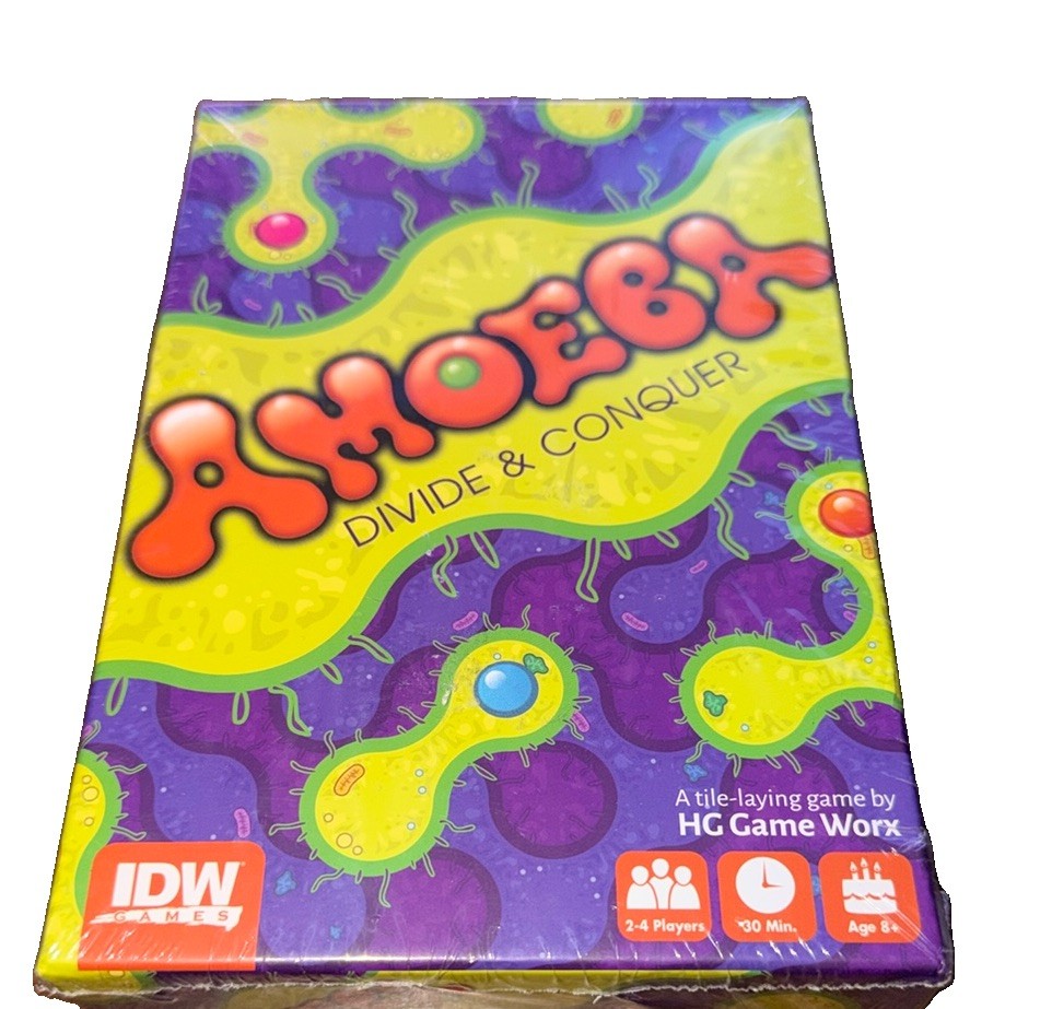 Amoeba Divide & Conquer Game IDW Games NEW Sealed Tile Laying Game 2-4 Player 8+