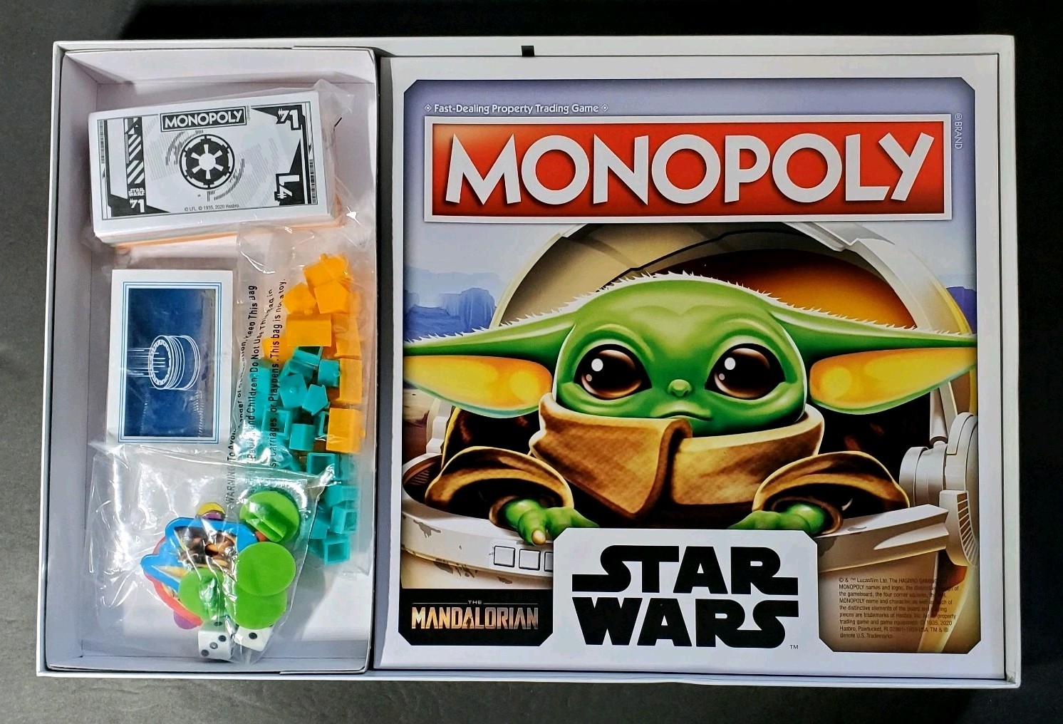 Monopoly STAR WARS The Child Baby Yoda Grogu Mandalorian Edition Board Game