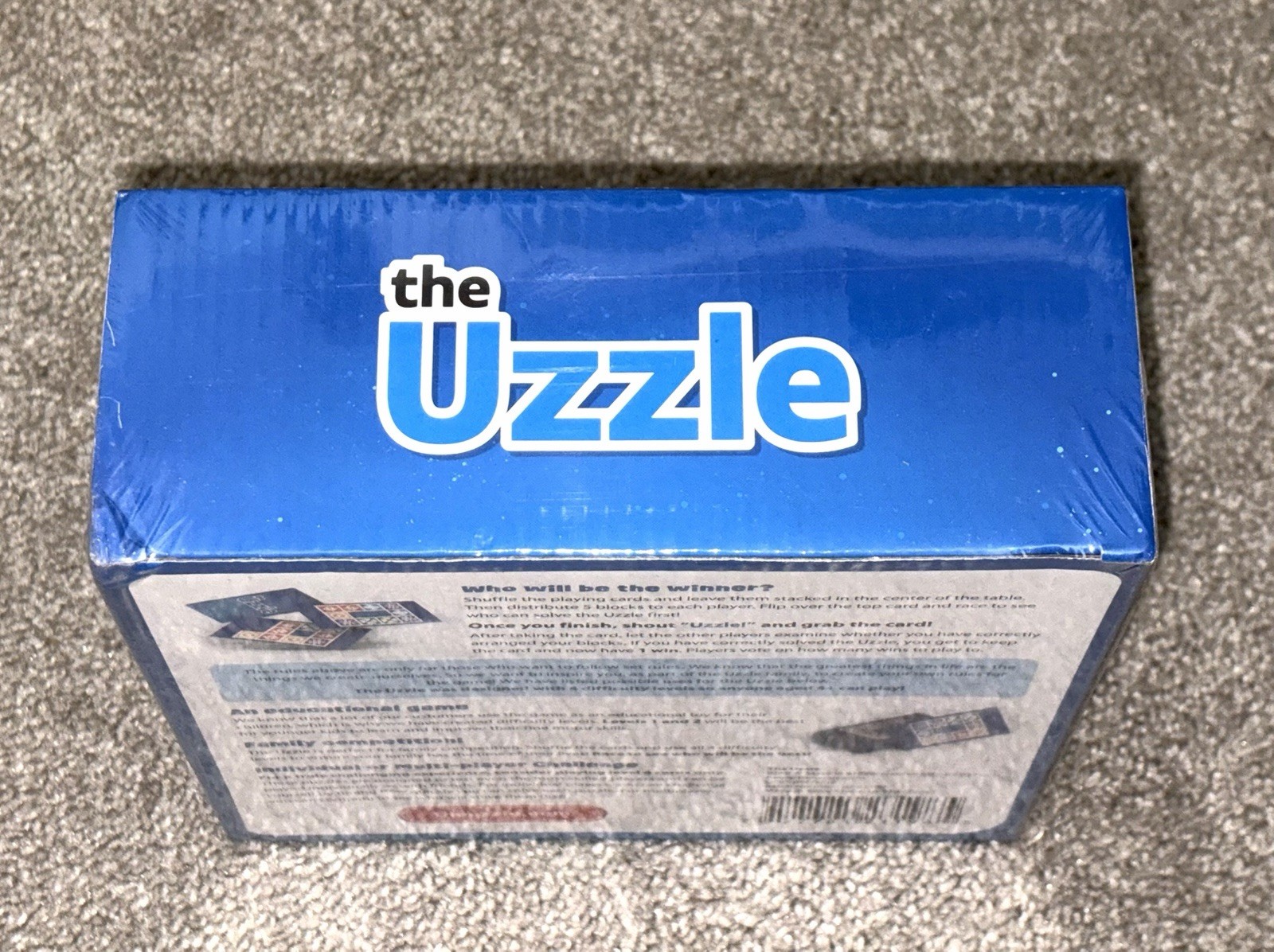The Uzzle Board Game 2nd Edition 2x Bigger Blocks 100 New Challenges NEW