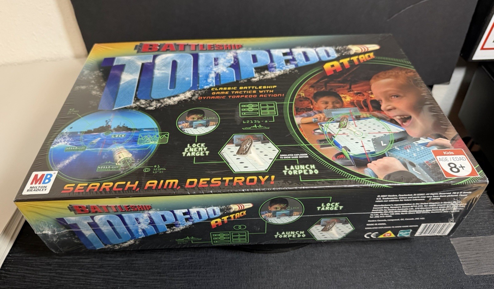 Battleship Torpedo Attack Board Game Hasbro 2007 Milton Bradley New Sealed