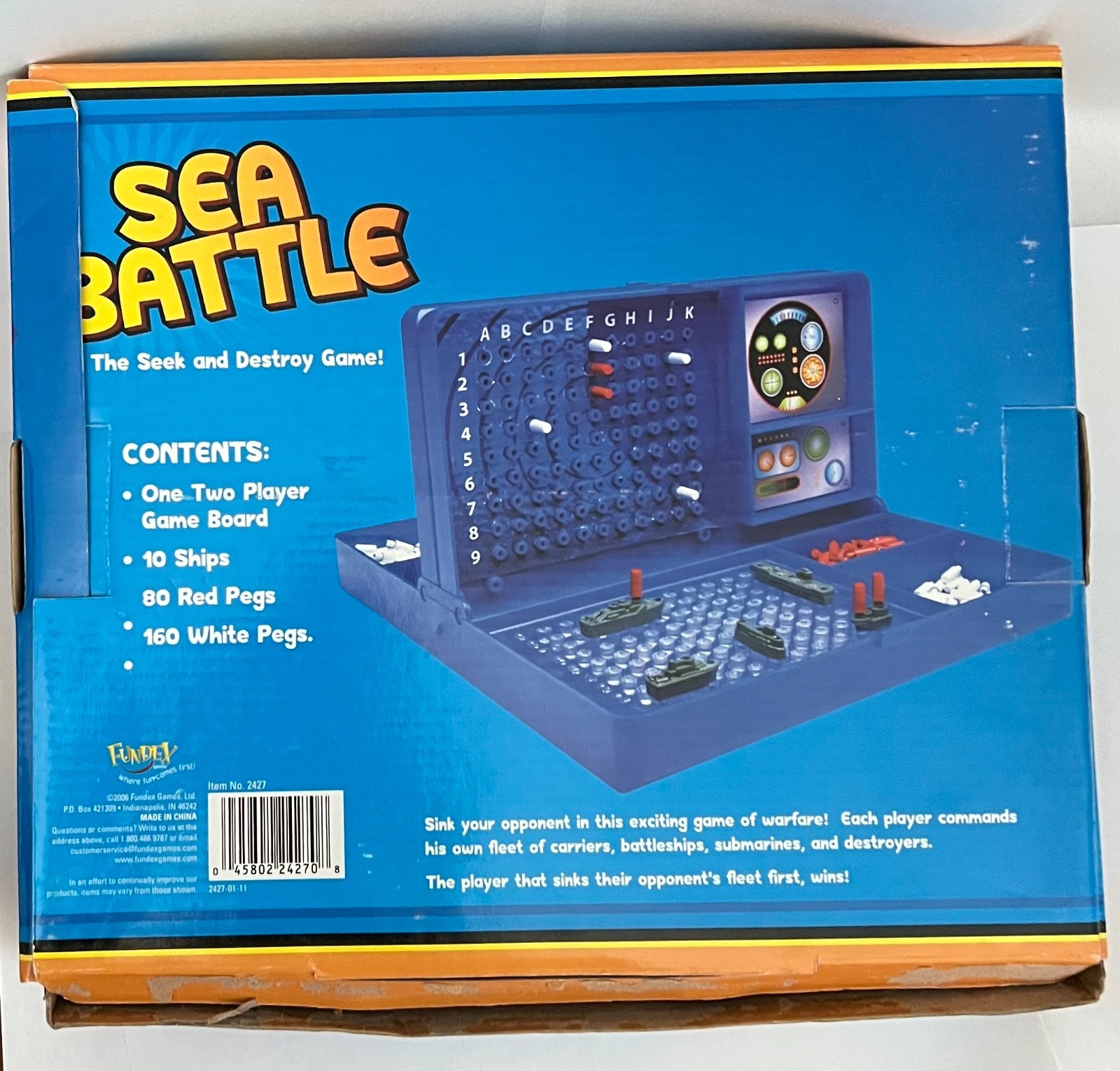 FUNDEX : SEA BATTLE GAME 2006 vintage G