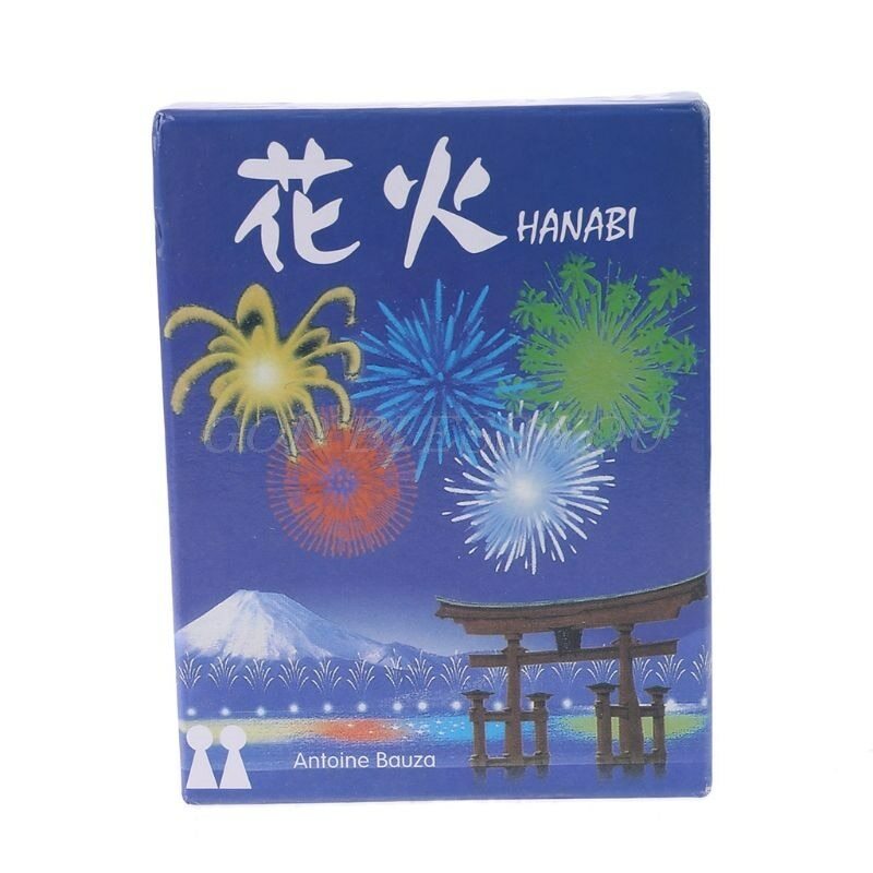 Board Game HANABI 2-5 Players Cards Games Party Family Parents Kids Cards Game