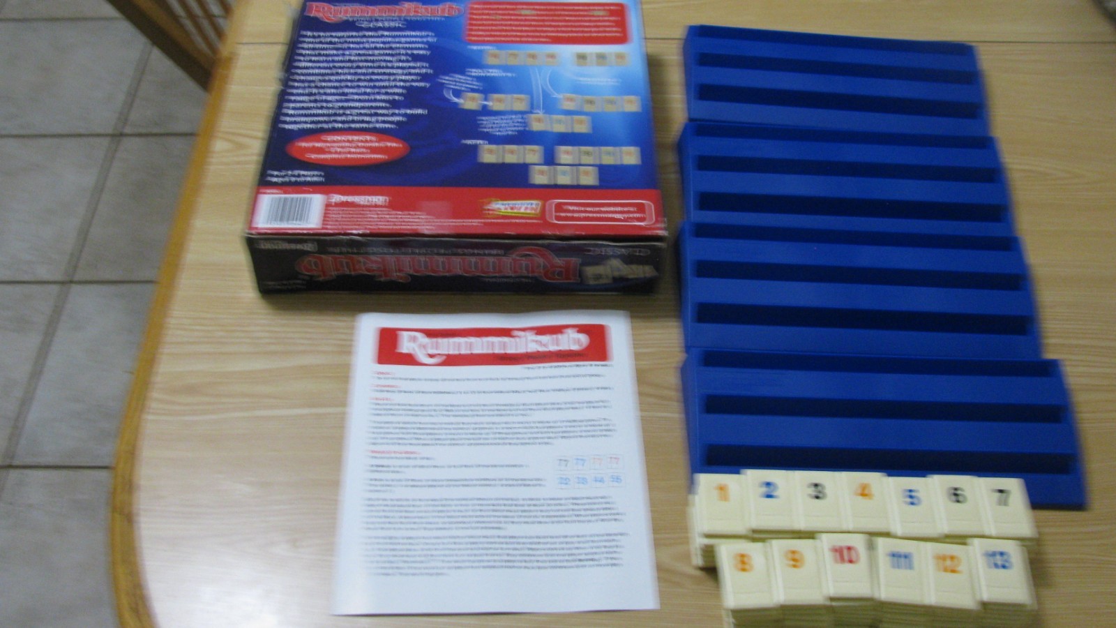 PRESSMAN RUMMIKUB CLASSIC TILE GAME COMPLETE AND CHECKED LOWEST PRICE ON EBAY