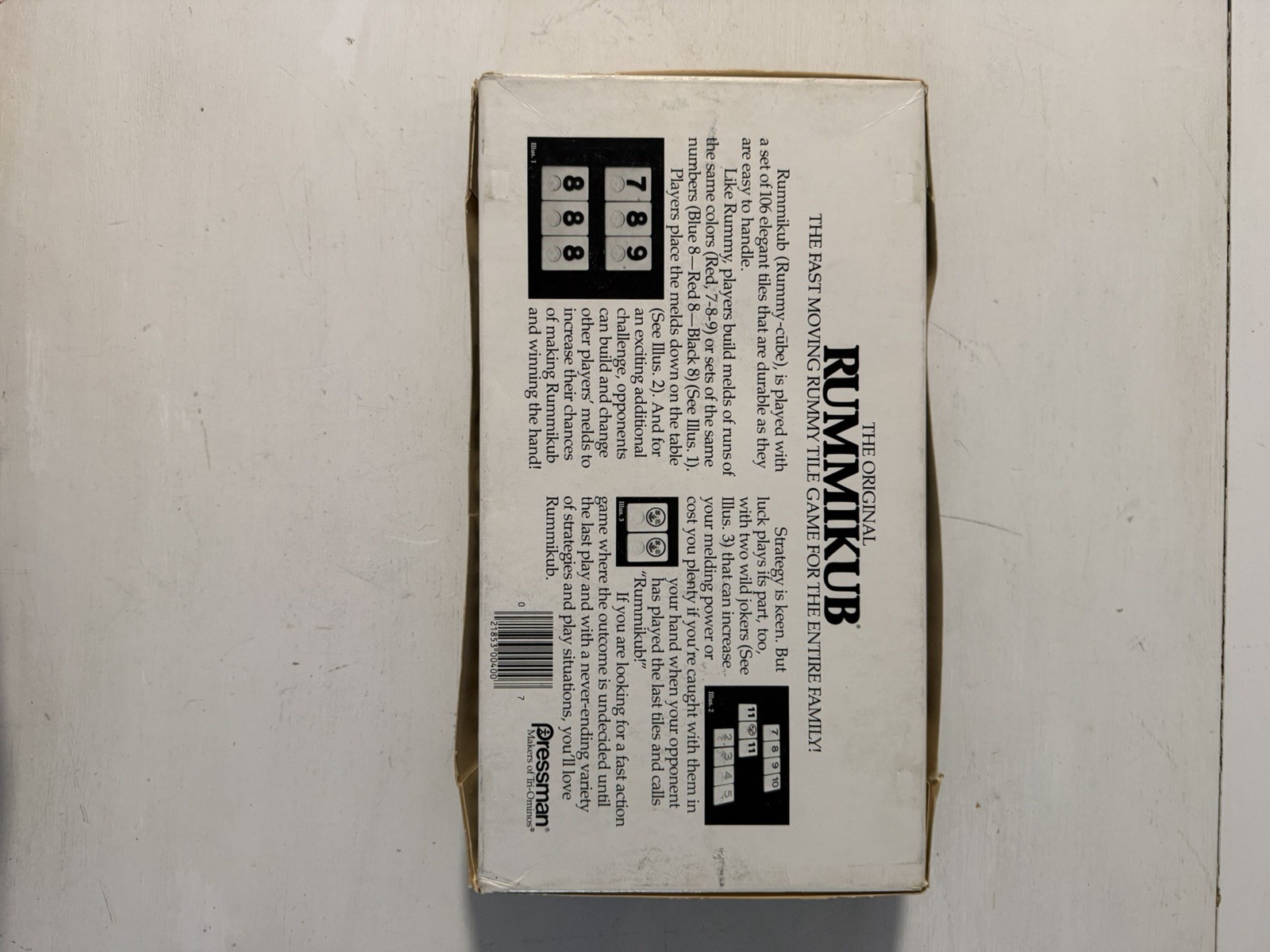 Vintage ~The Original Rummikub Rummy Tile Game ~by Pressman ~ 1980~ Complete
